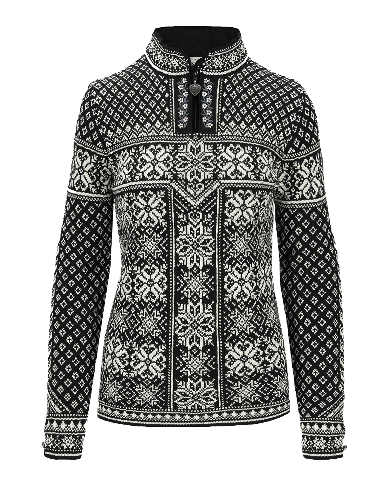 Peace Sweater W Black/Off-White