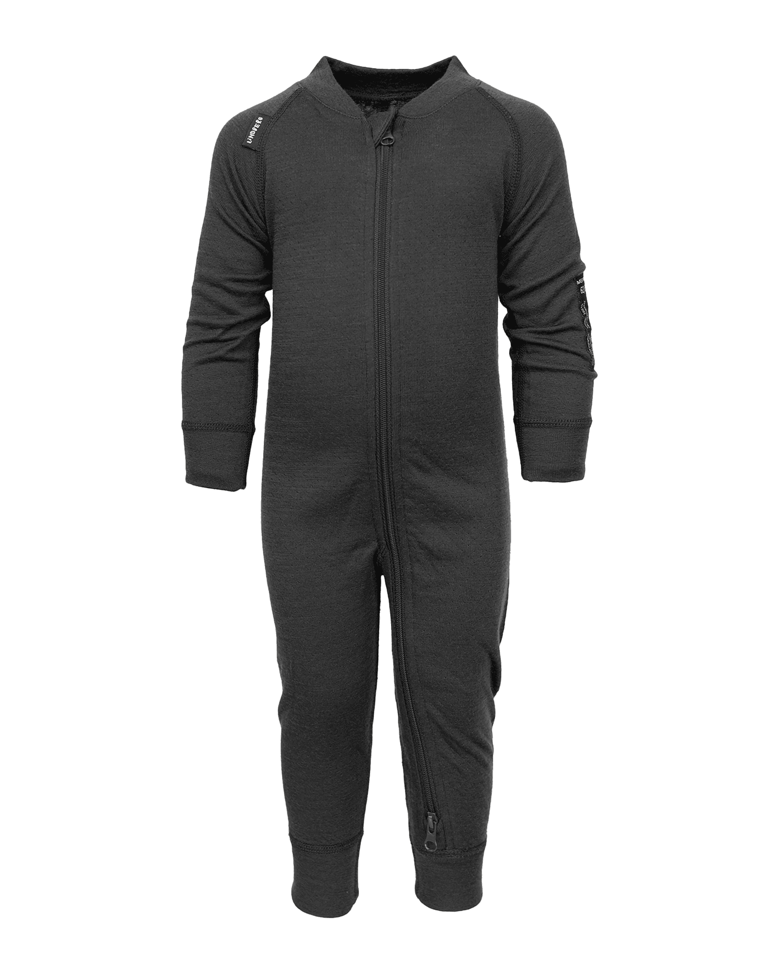 Merino Overall JR Black Melange