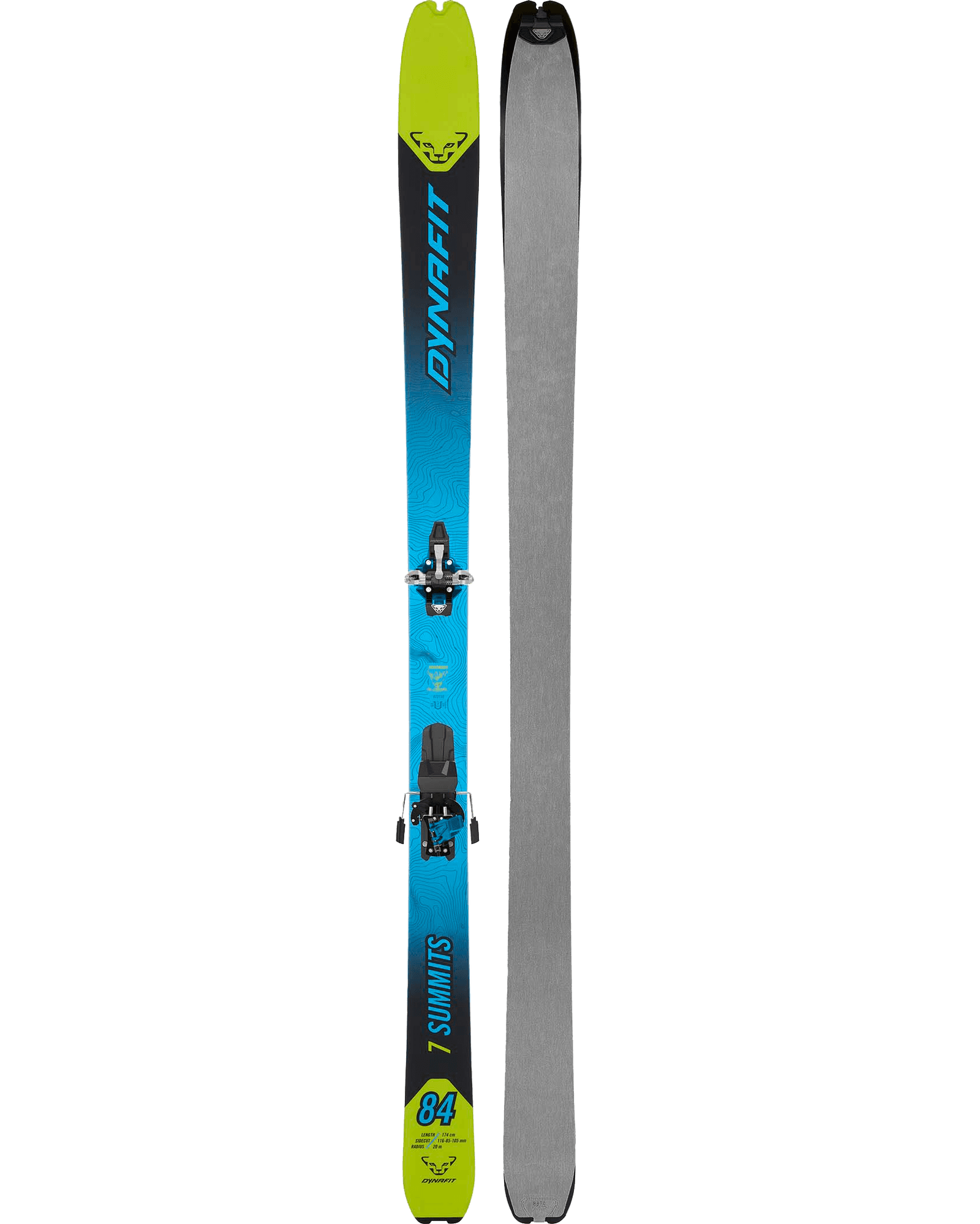 Seven Summits Ski Set Lime Yellow/Black