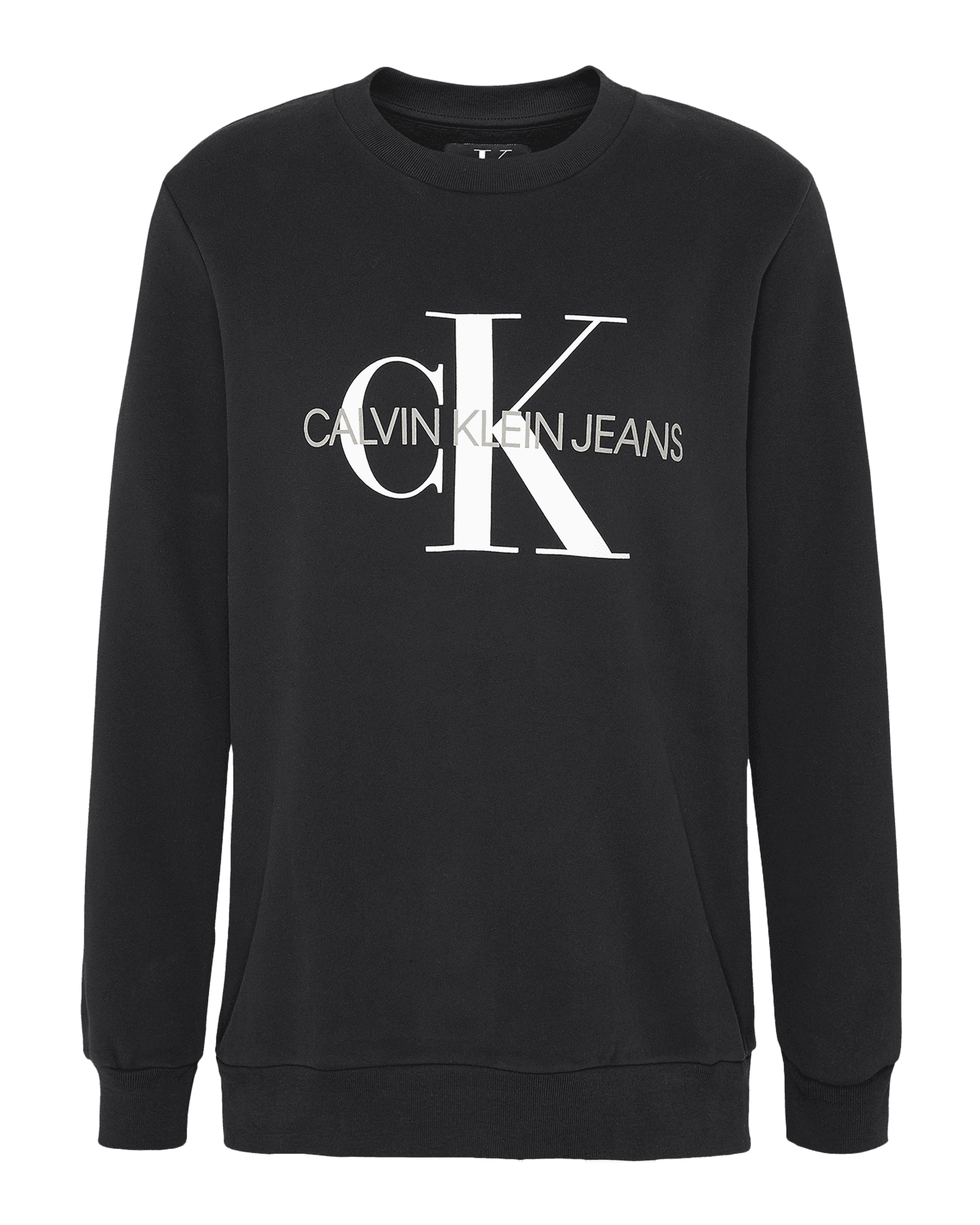 Core Monogram Logo Sweatshirt W CK Black