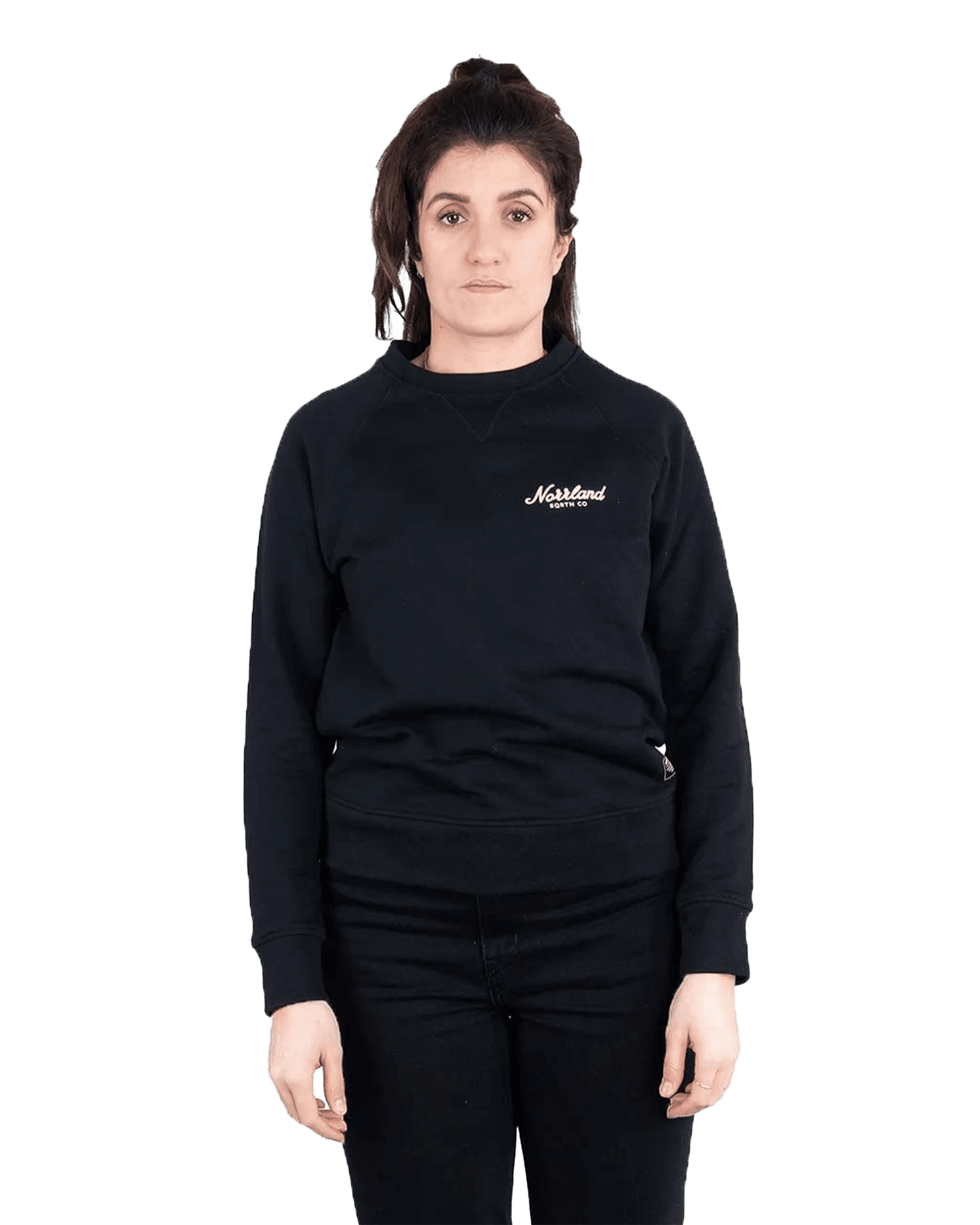 TGN Mini Script Crewneck Black
