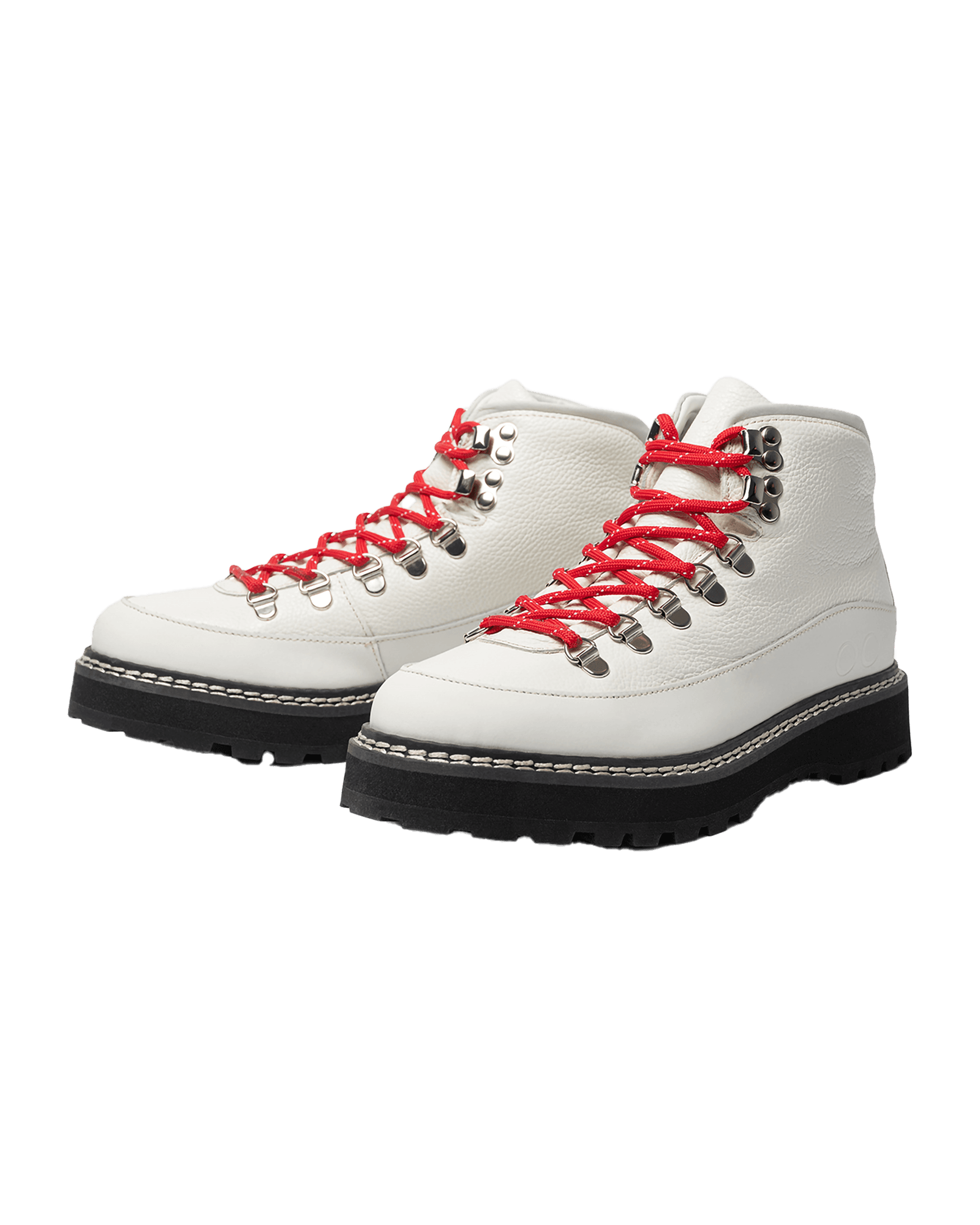 Hiking Core Cap Grained Cow Leather W Off White/Black