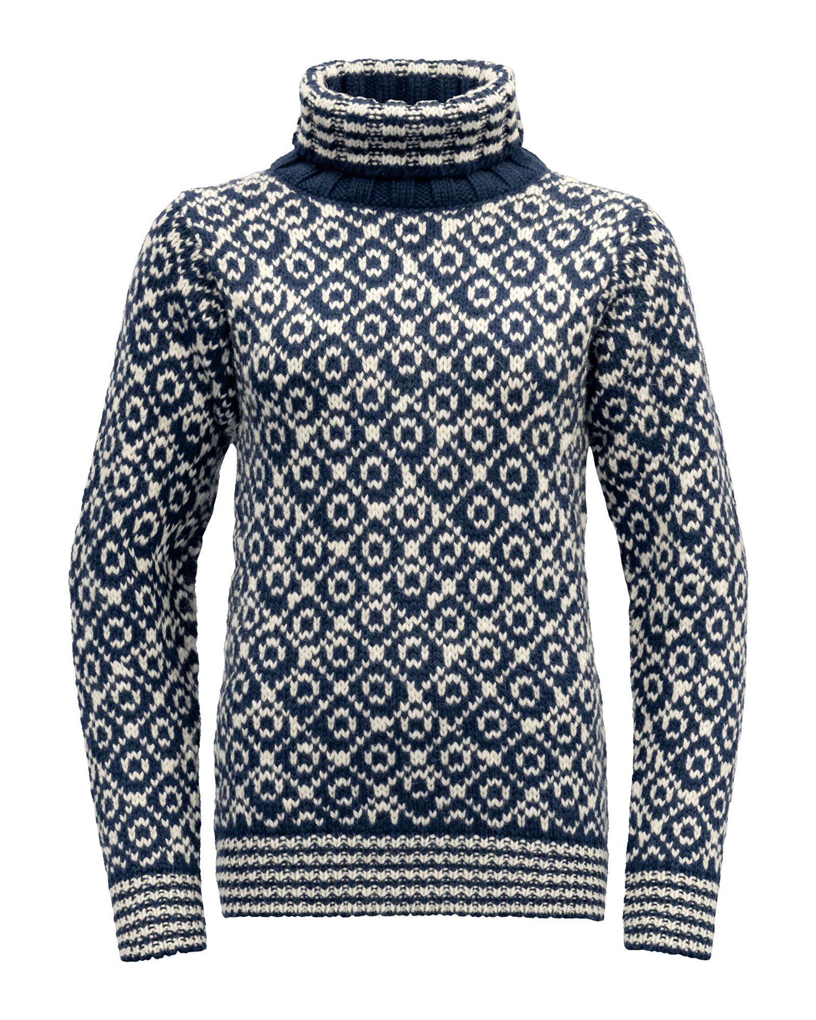 Svalbard Wool High Neck Night/Off White