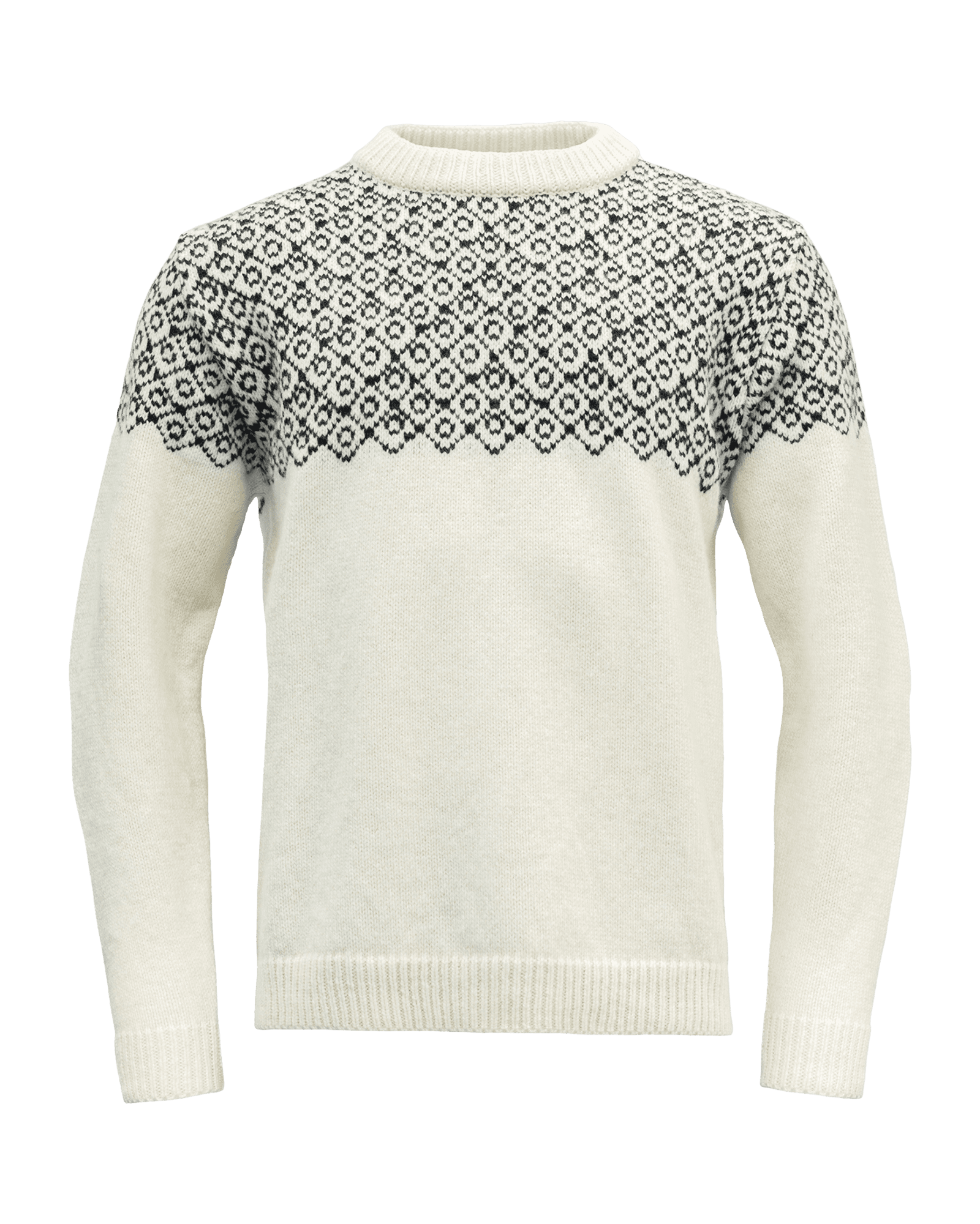 Bjørnøya Wool Sweater Off White/Ink