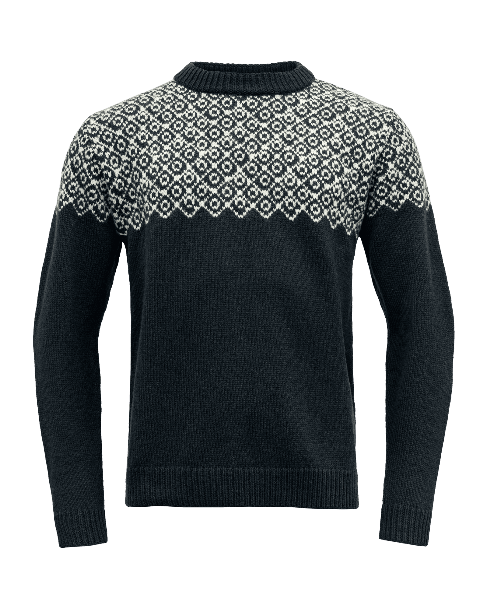 Bjørnøya Wool Sweater Ink/Off White