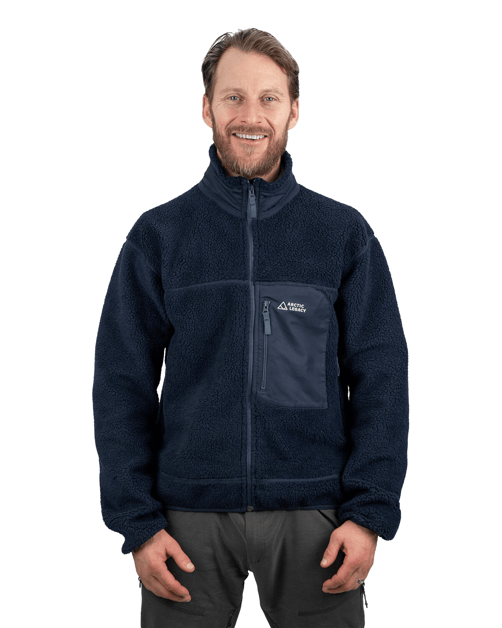 Kima Explorer Pile Jacket M Indigo Blue
