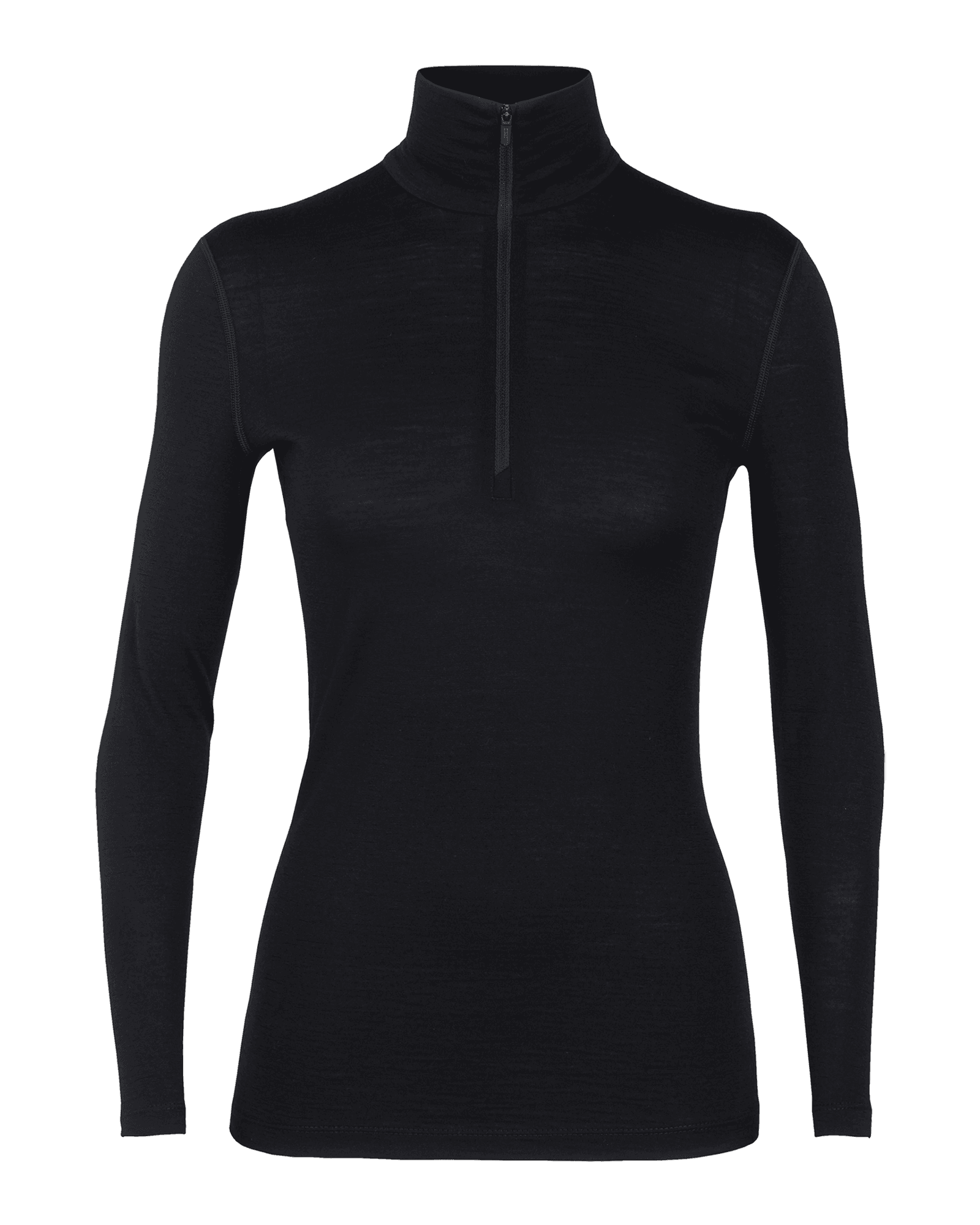 200 Oasis L/S Half Zip W Black