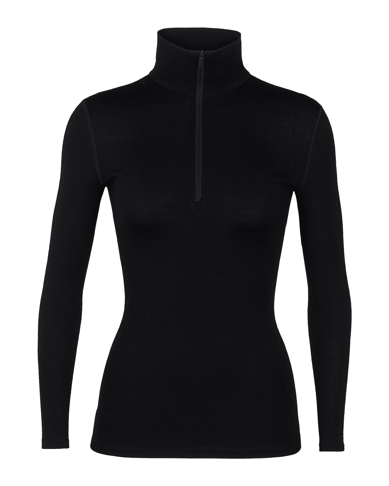 260 Tech L/S Half Zip W Black