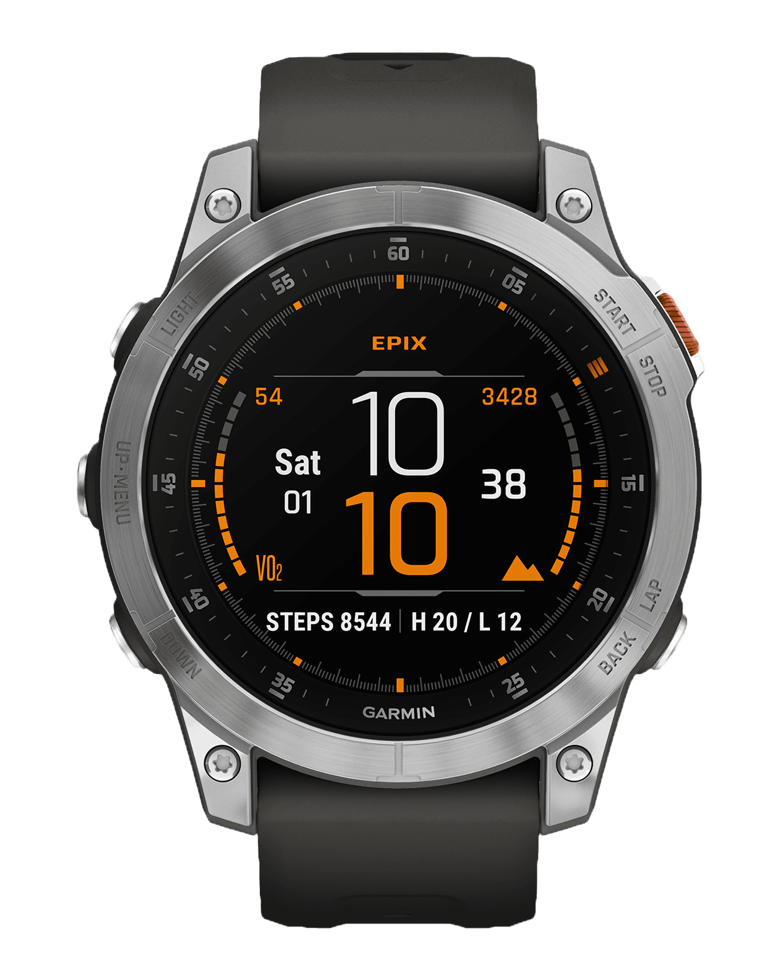 Slate/SS w/Silicone Band