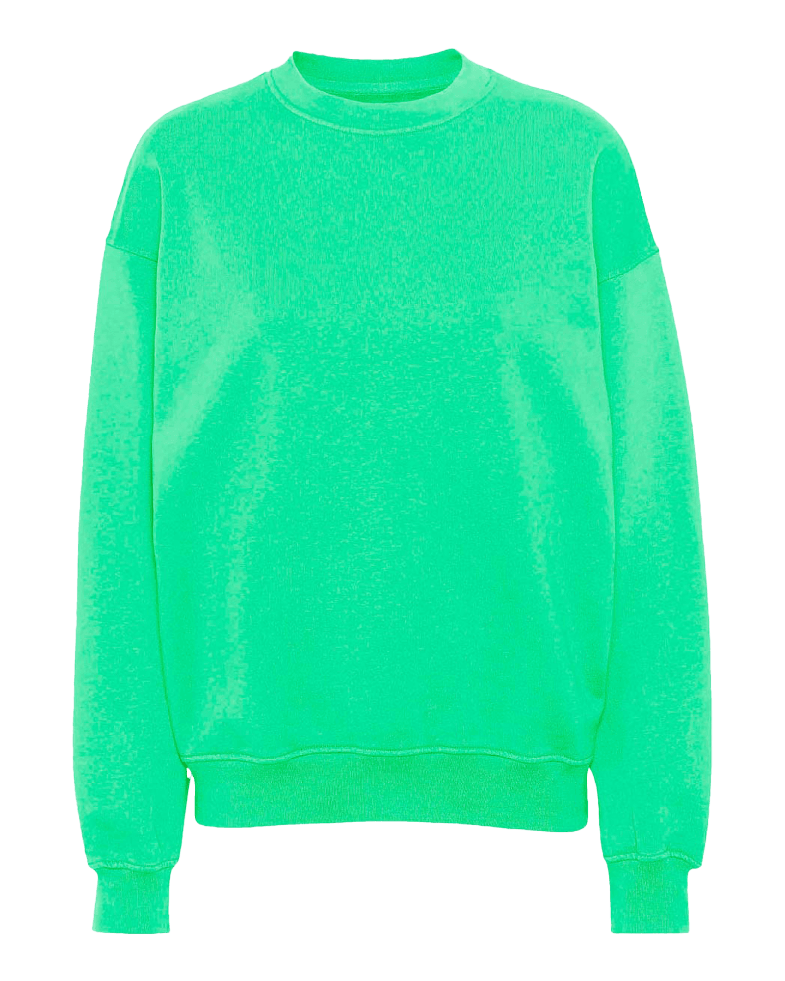 Organic Oversized Crew Spring Green