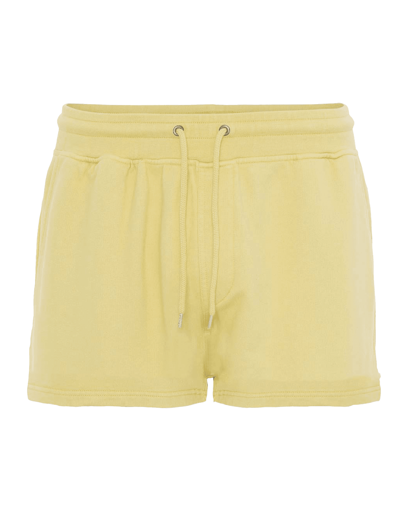 Organic Sweatshorts W Soft Yellow