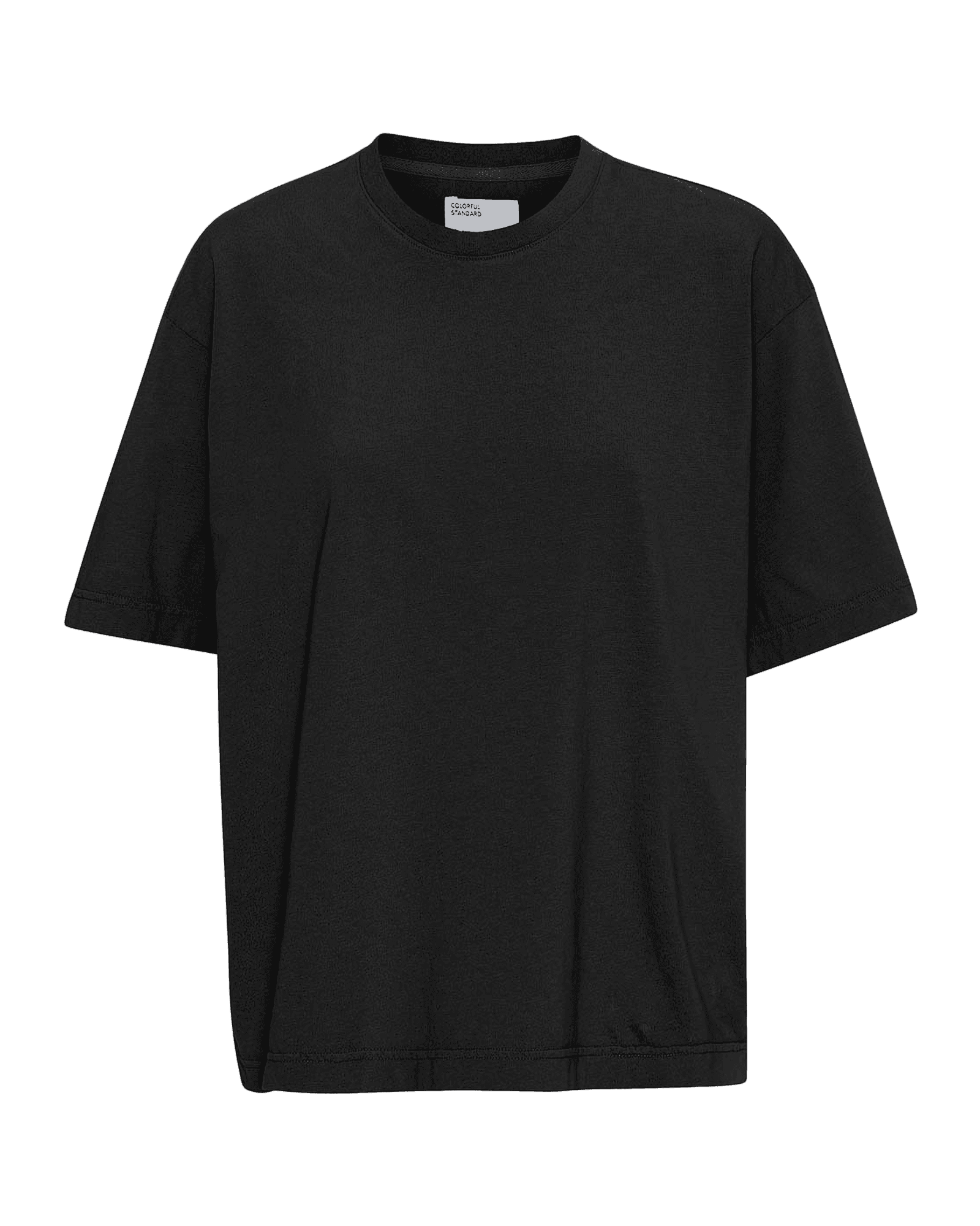 Oversized Organic T-Shirt W Deep Black