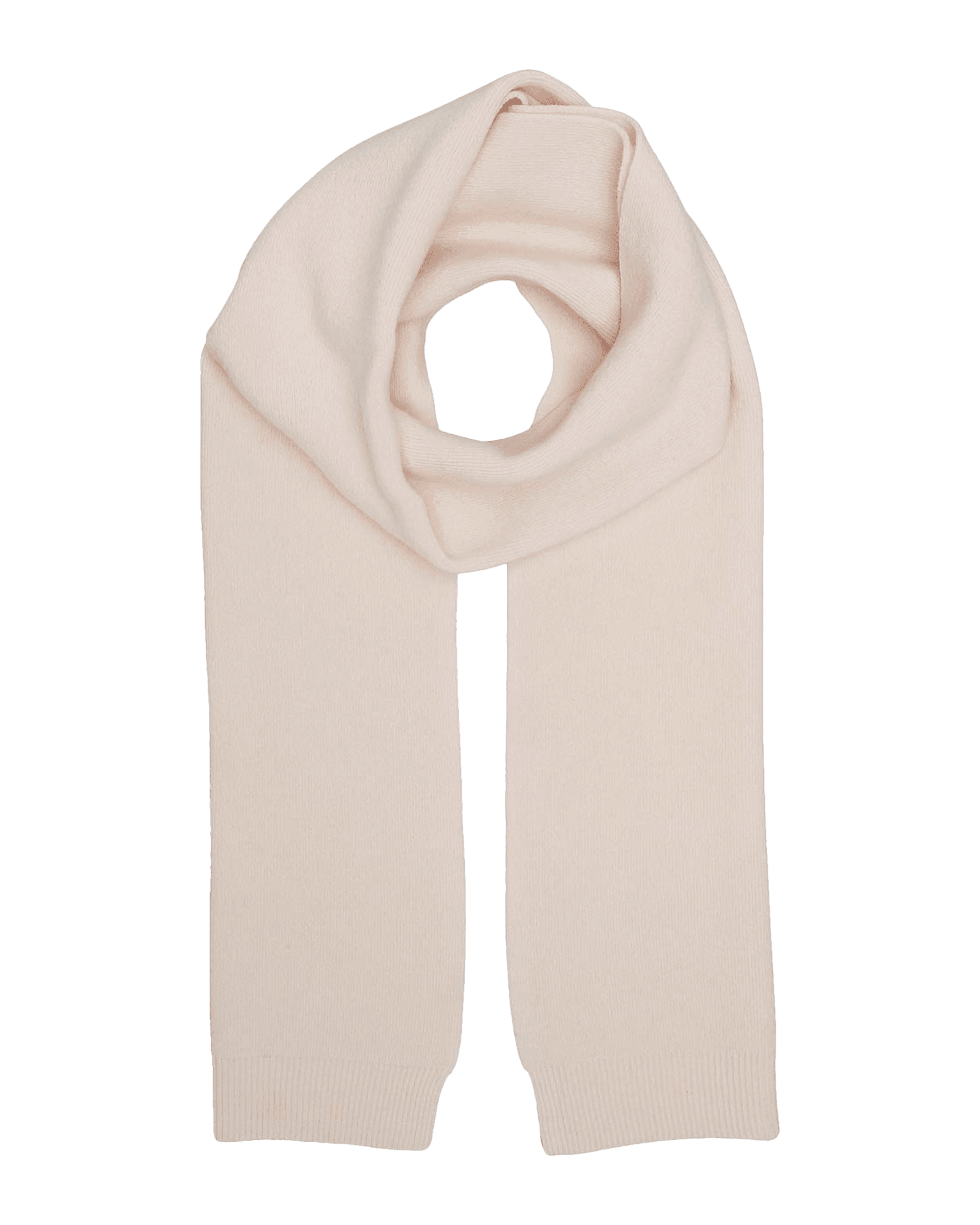 Merino Wool Scarf Ivory White