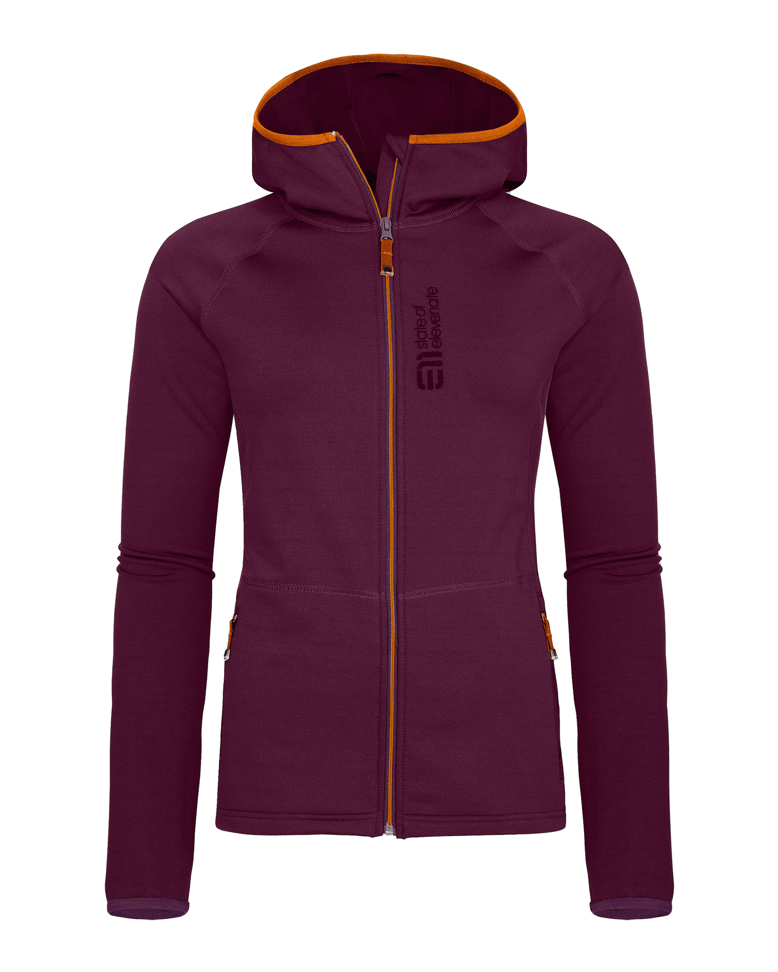 Skiers Hood W Aubergine