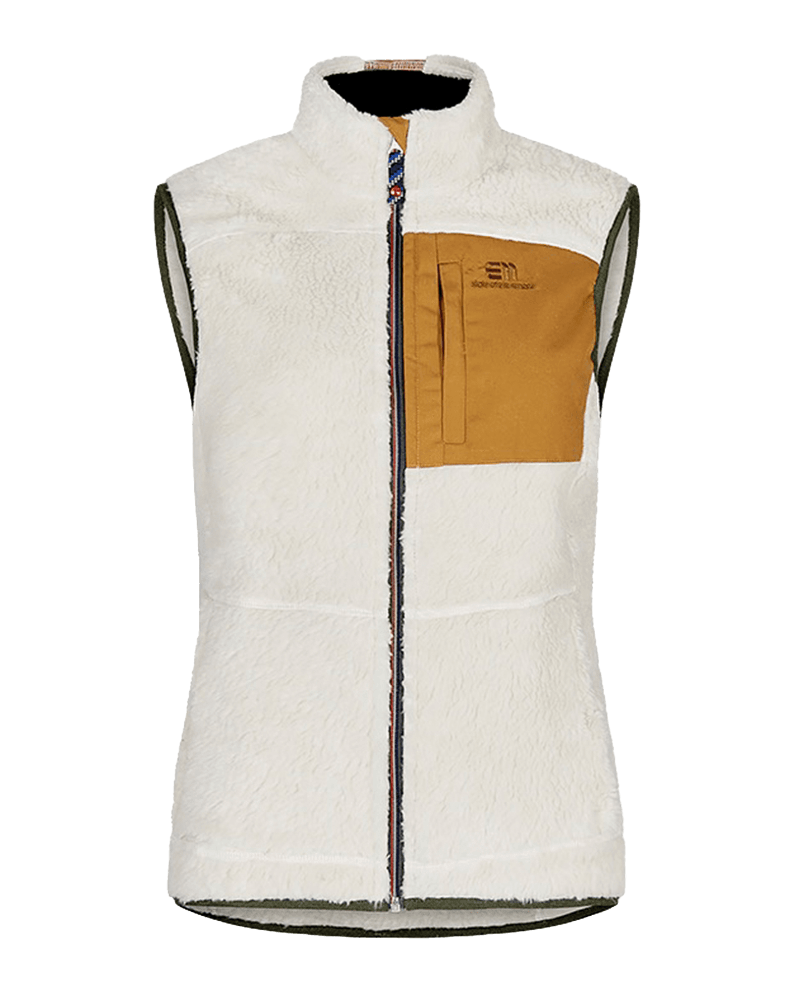 Glacier Pile Vest W Ecru