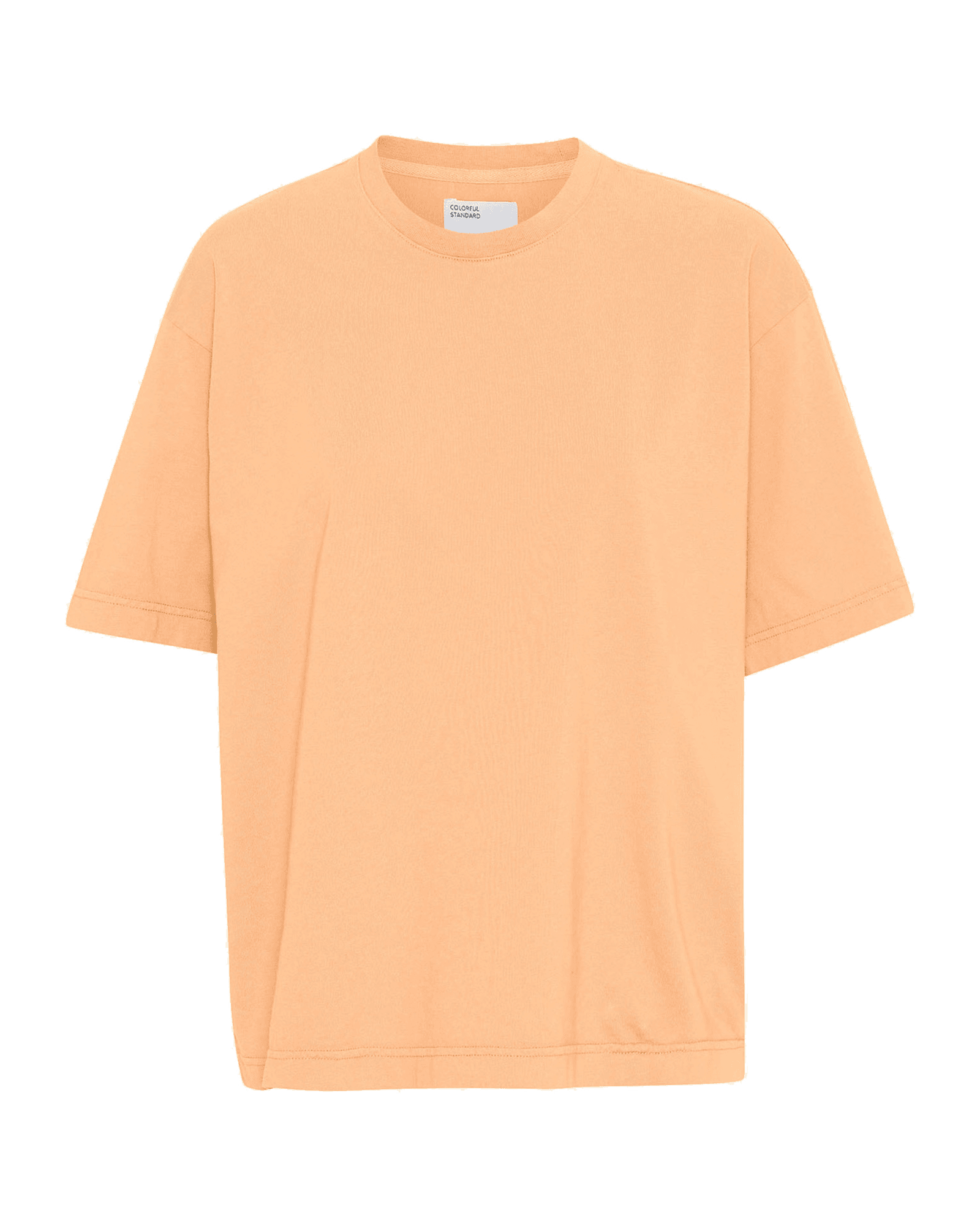 Oversized Organic T-Shirt W Sandstone Orange