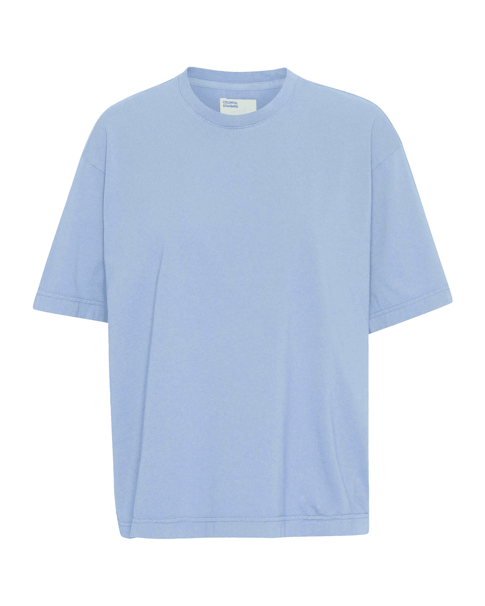 Oversized Organic T-Shirt W Seaside Blue