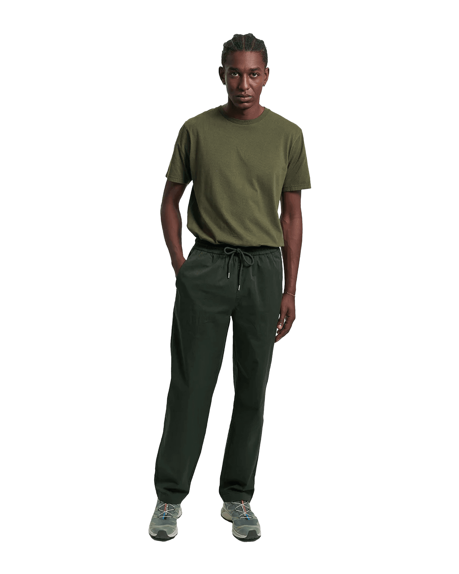 Organic Twill Pants Hunter Green