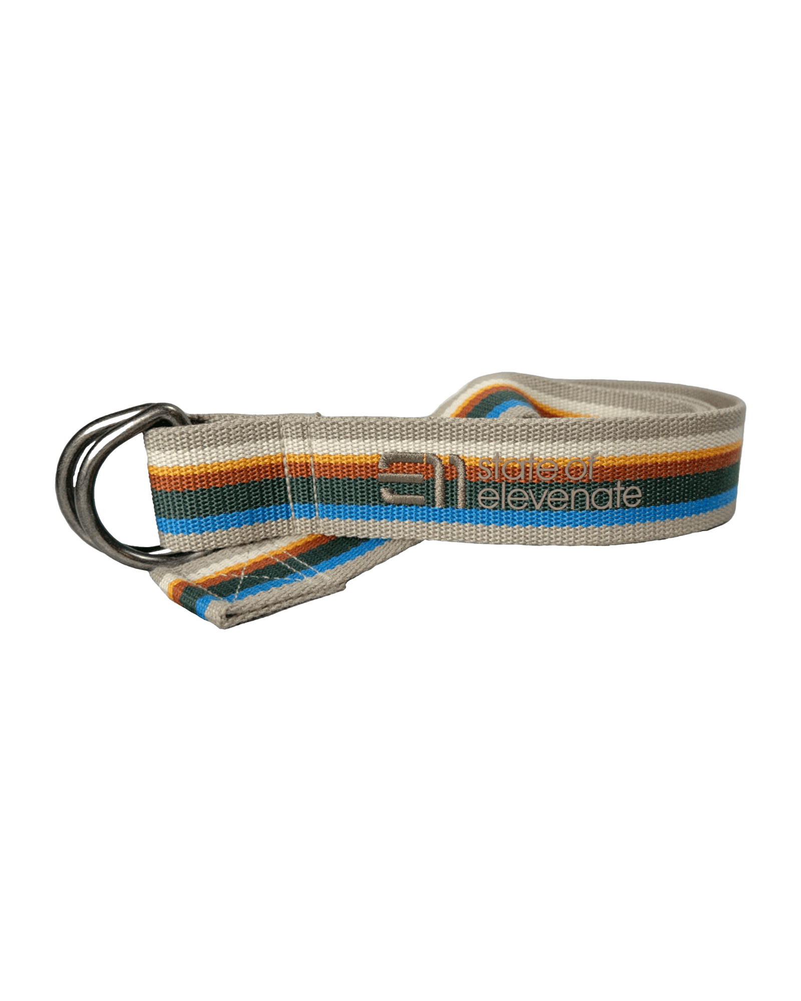Elevenate Striped Belt Wildwood Green