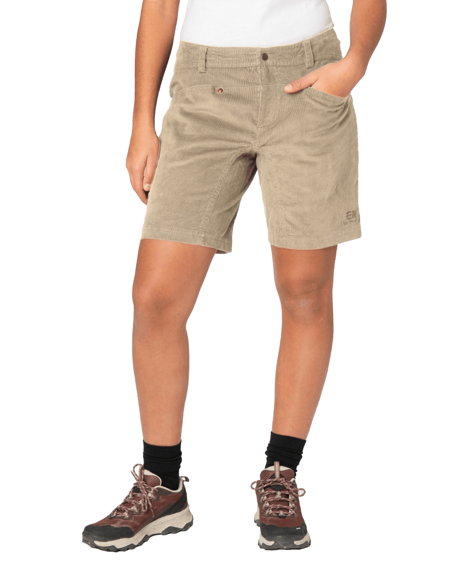 Aprés Cord Shorts W Sand