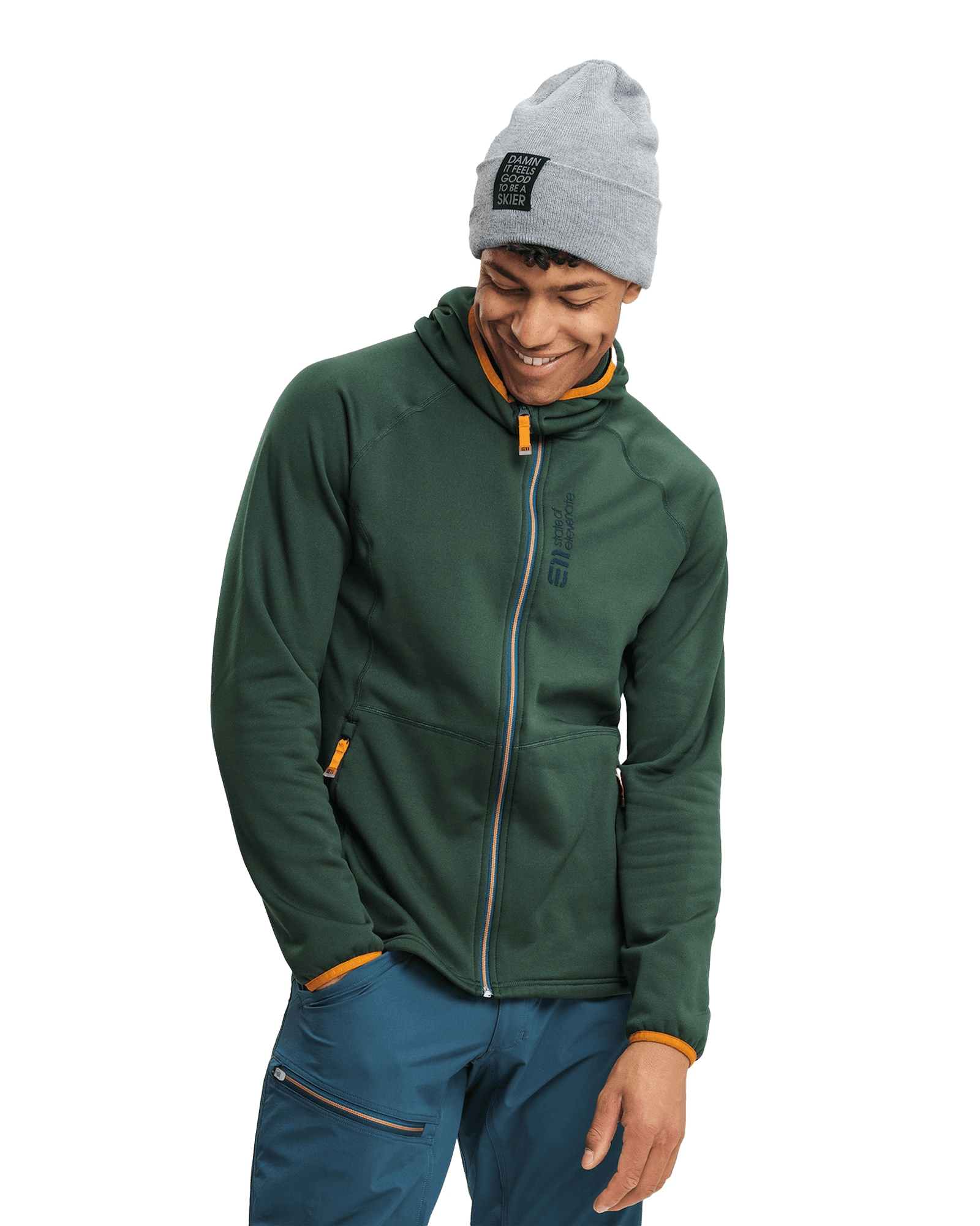Skiers Hood M Wildwood Green