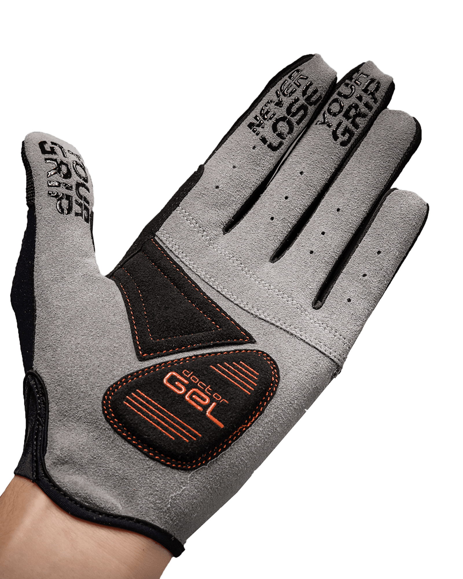Shark Padded Full Finger Glove Black