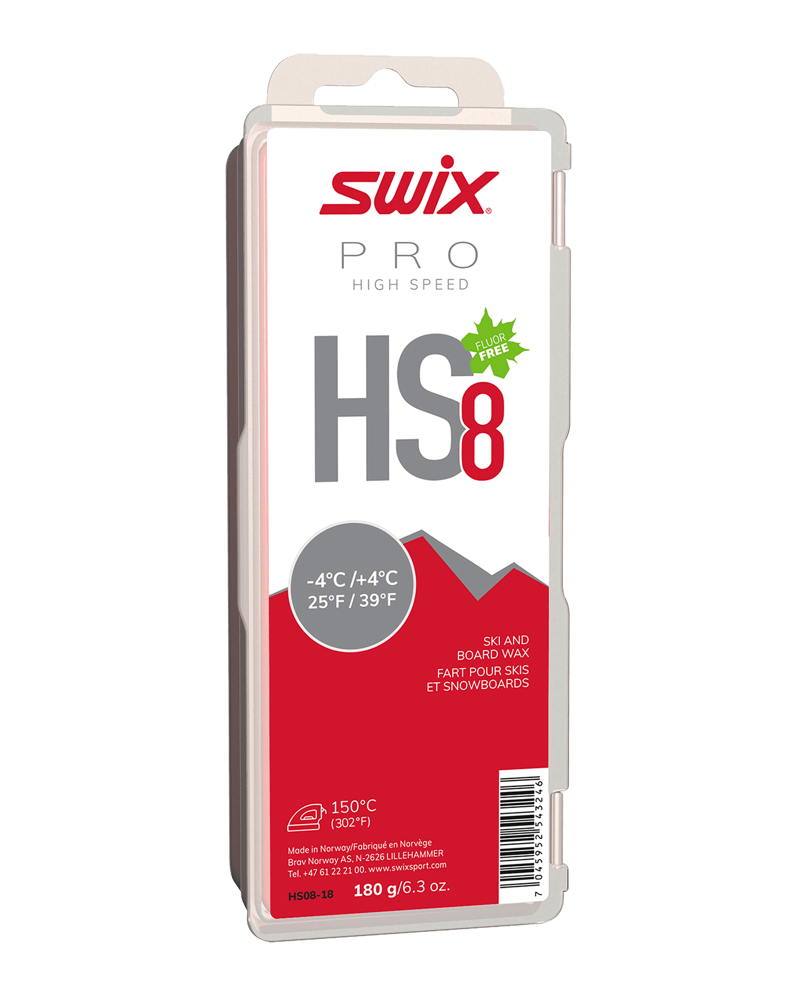 HS8 Red -4°C/+4°C 180g Red