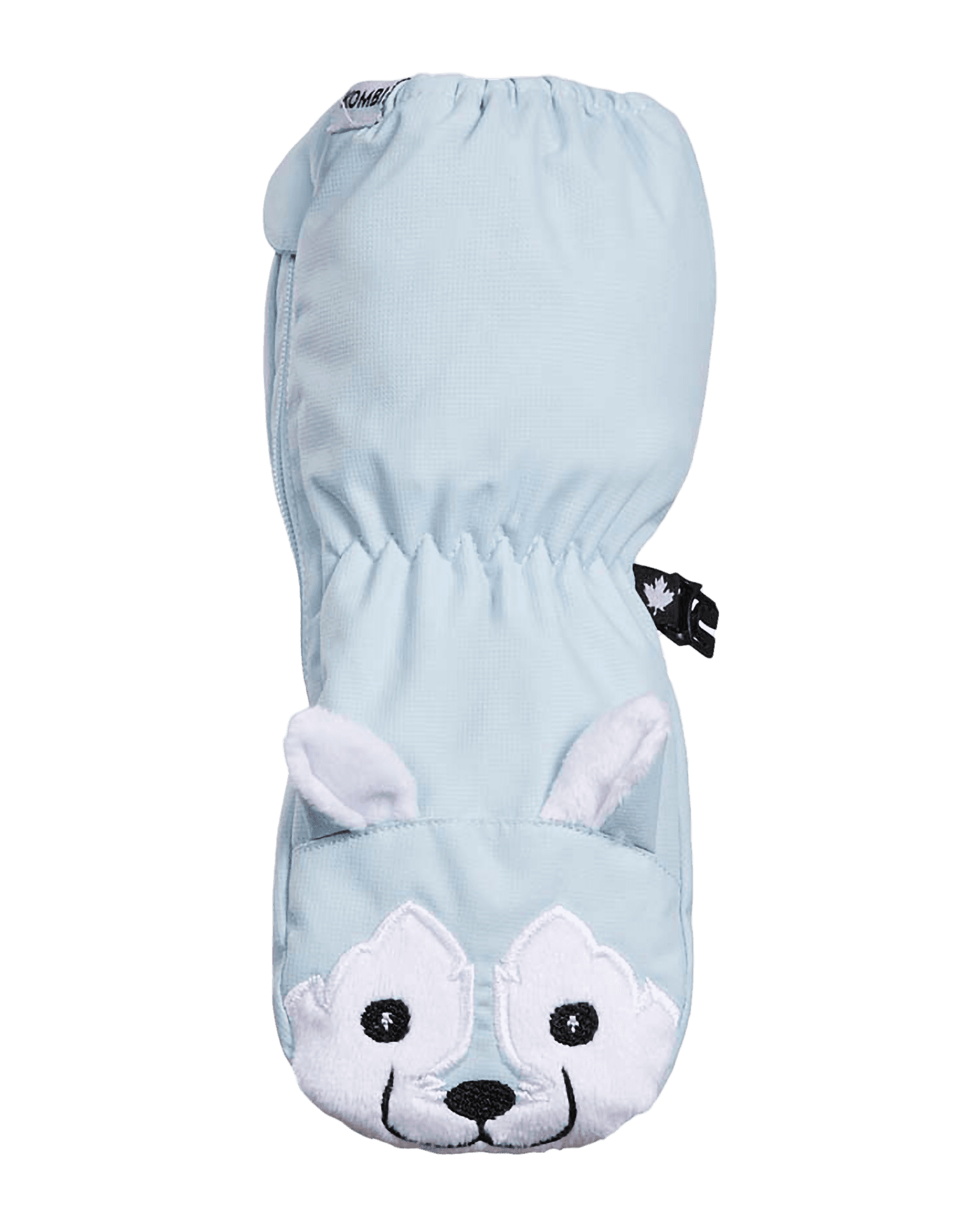 Sherpa Animal Mitt Baby Soft Blue Wolf