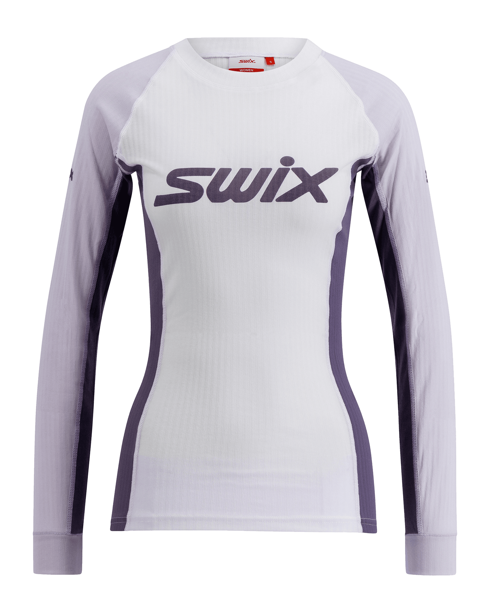 Bright White/ Dusty Purple