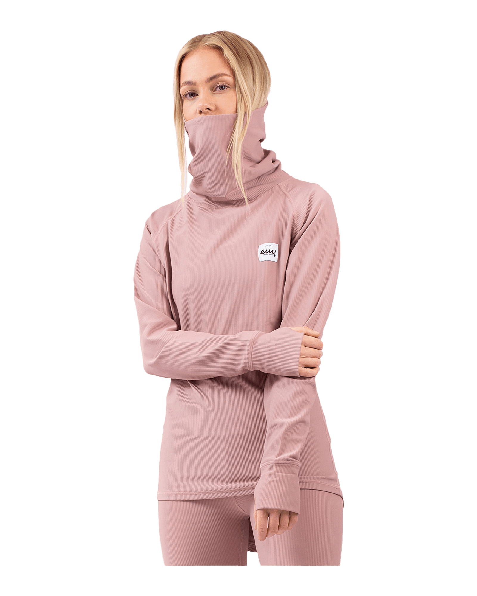 Icecold Gaiter Rib Top W Faded Woodrose