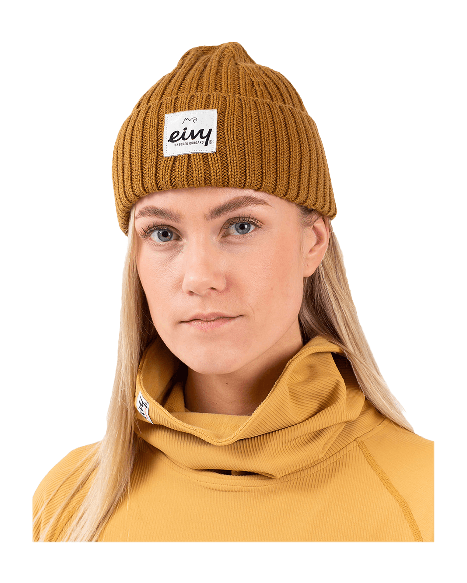 Sea Rib Wool Beanie Faded Amber