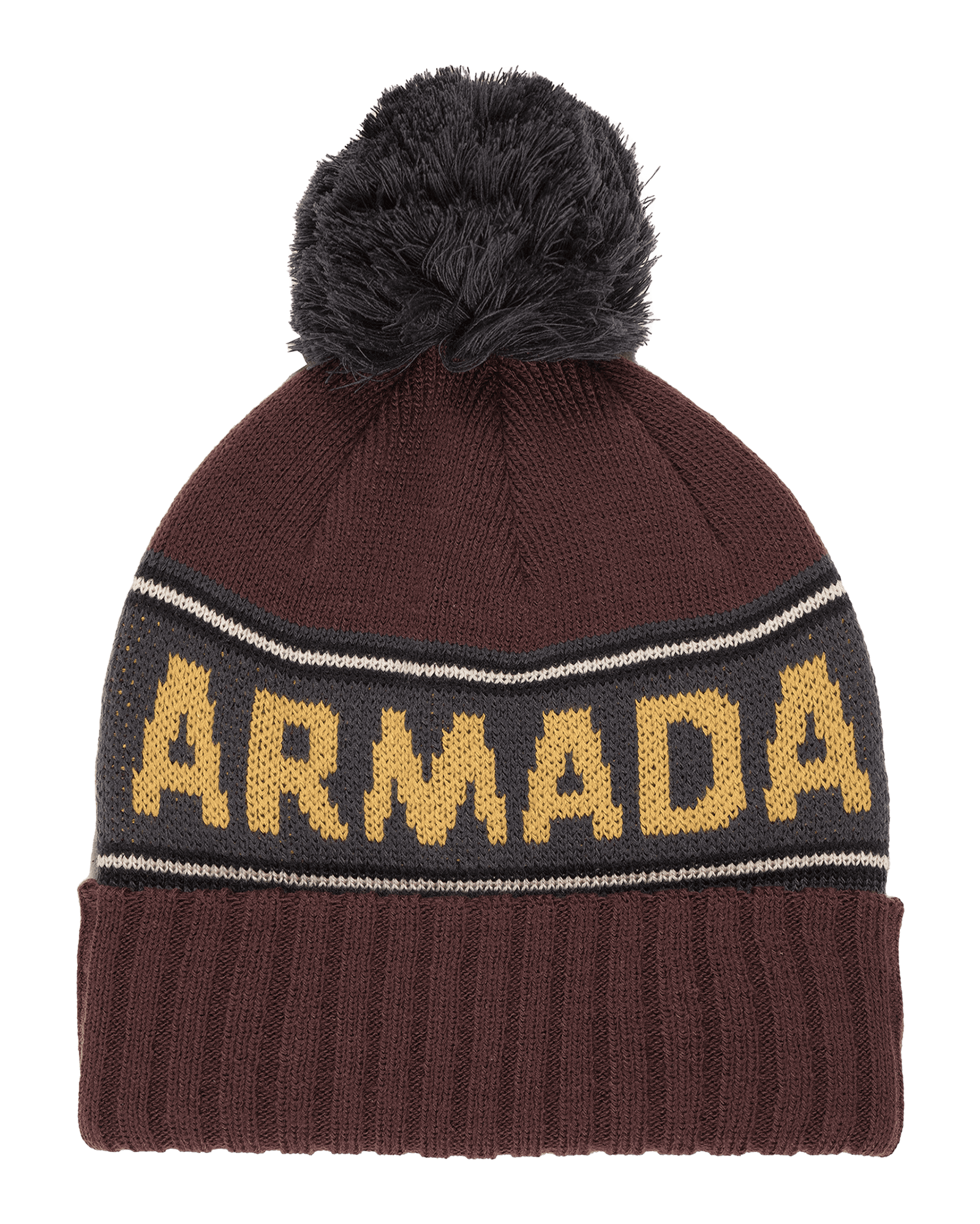 Jacquard Knit Pom Beanie Sassafras/Indigo