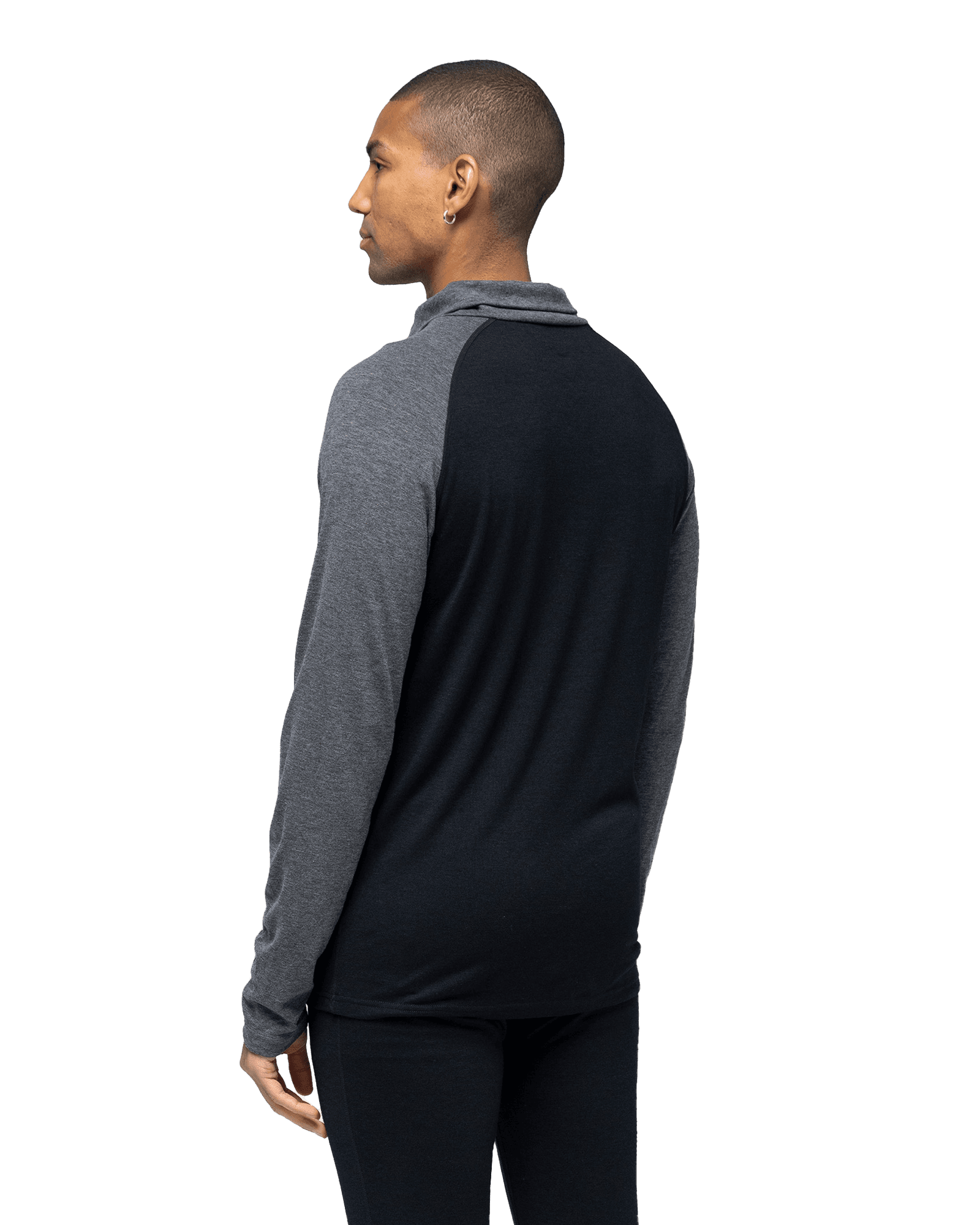 Retro Merino Wool H/Z Sweater M Black