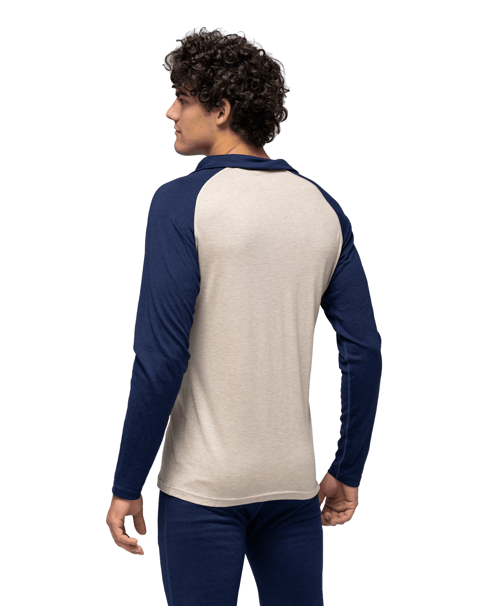 Retro Merino Wool H/Z Sweater M Navy