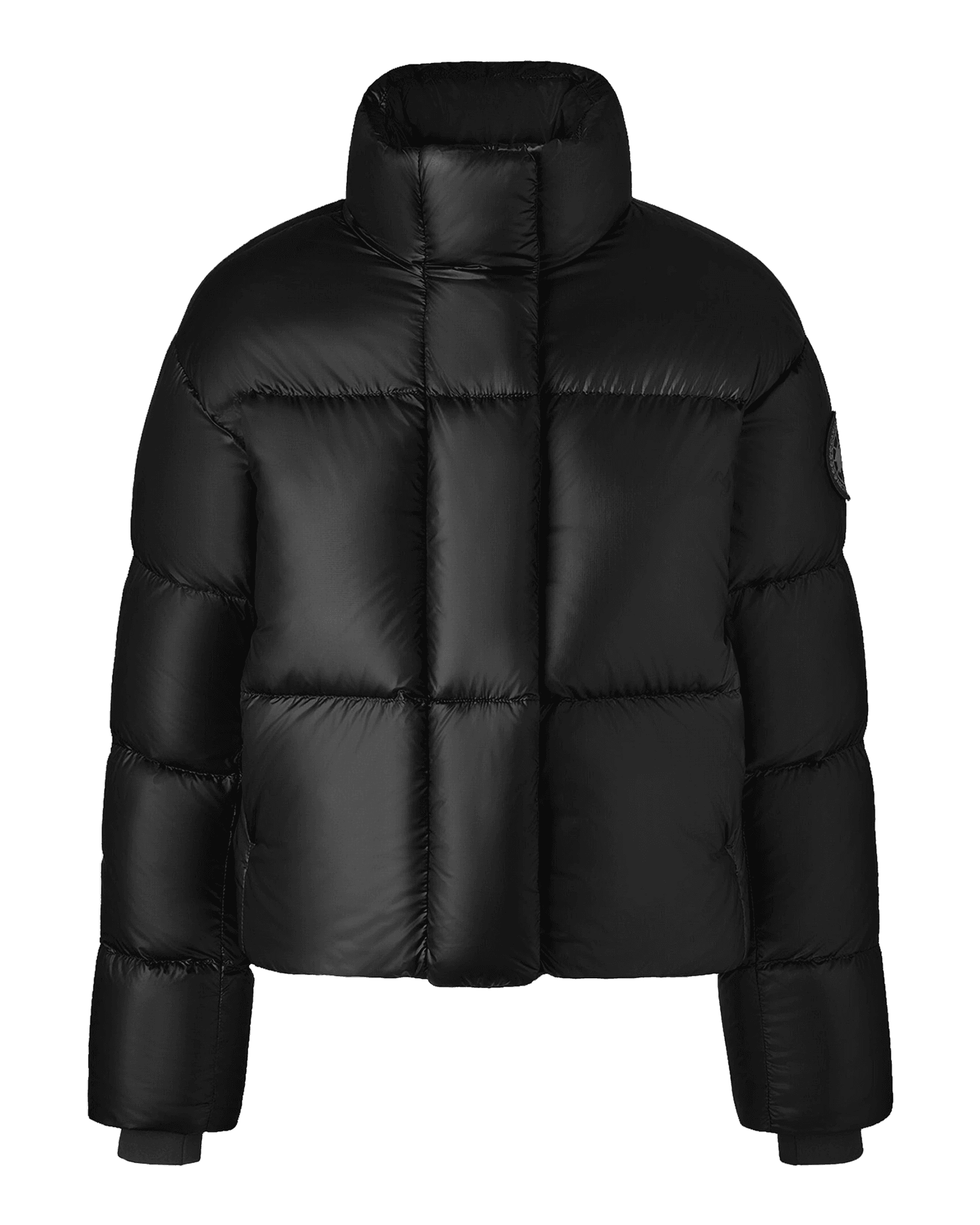 Cypress Cropped Puffer W Black