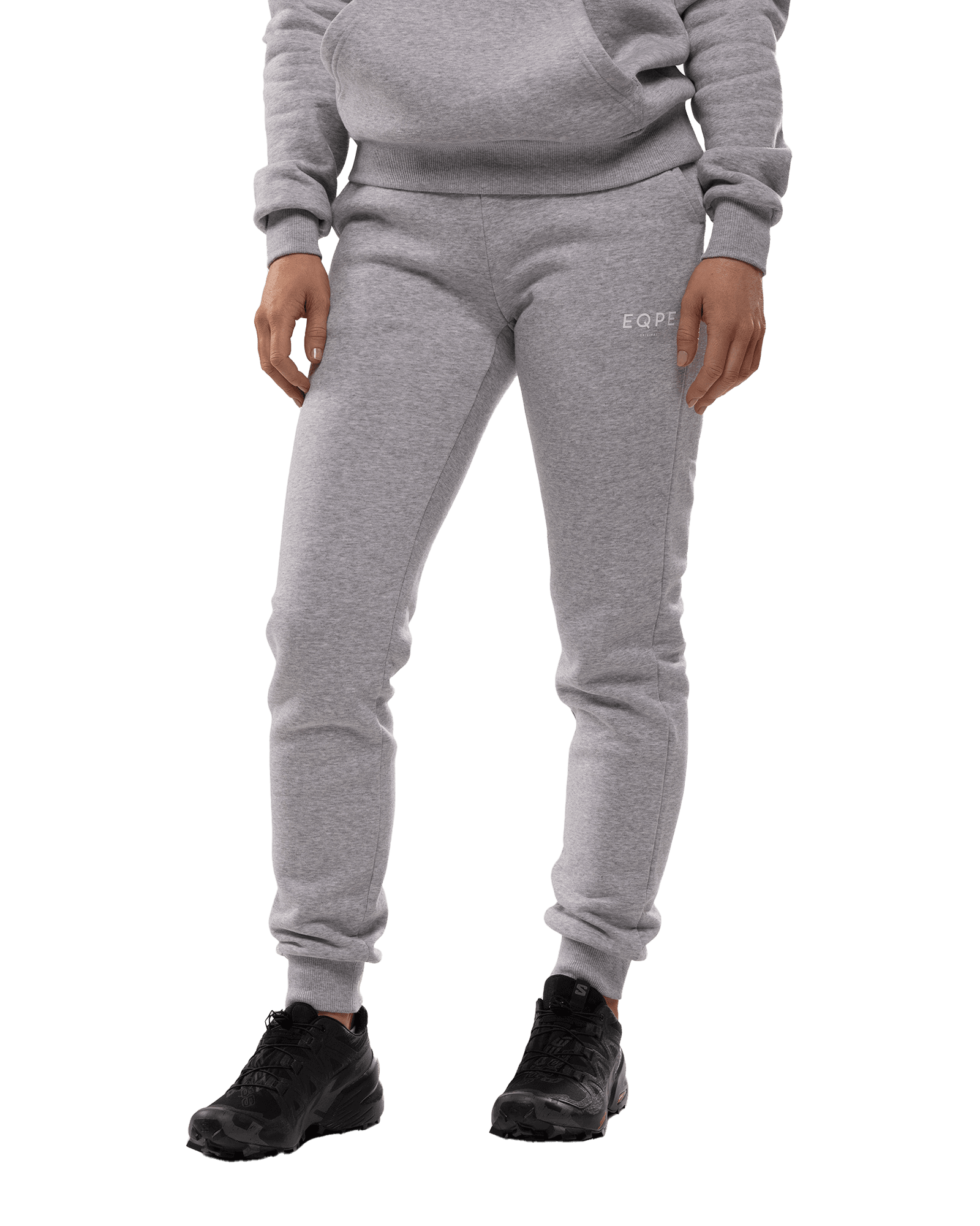 Grey Melange/White