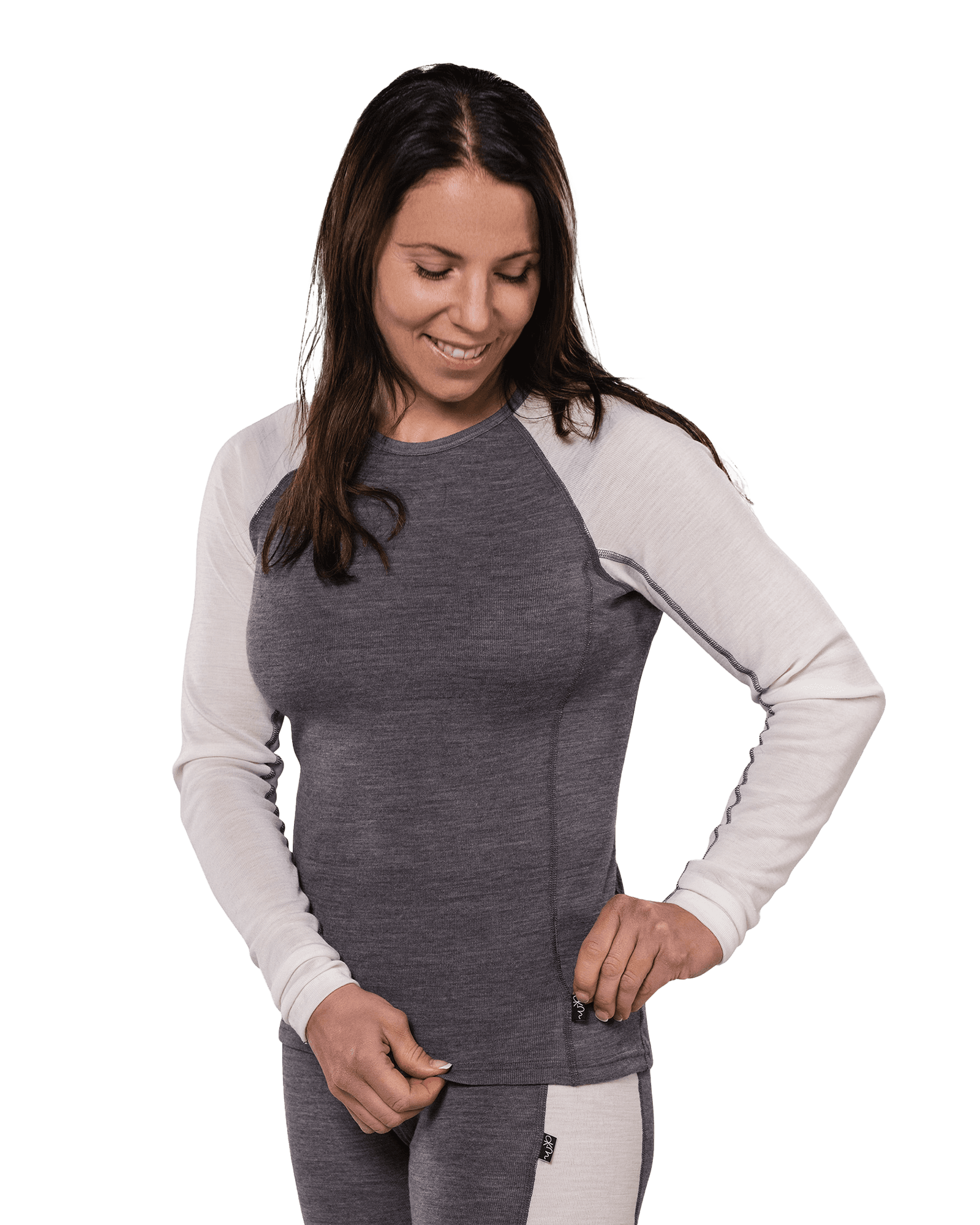 Bright White/Grey Melange