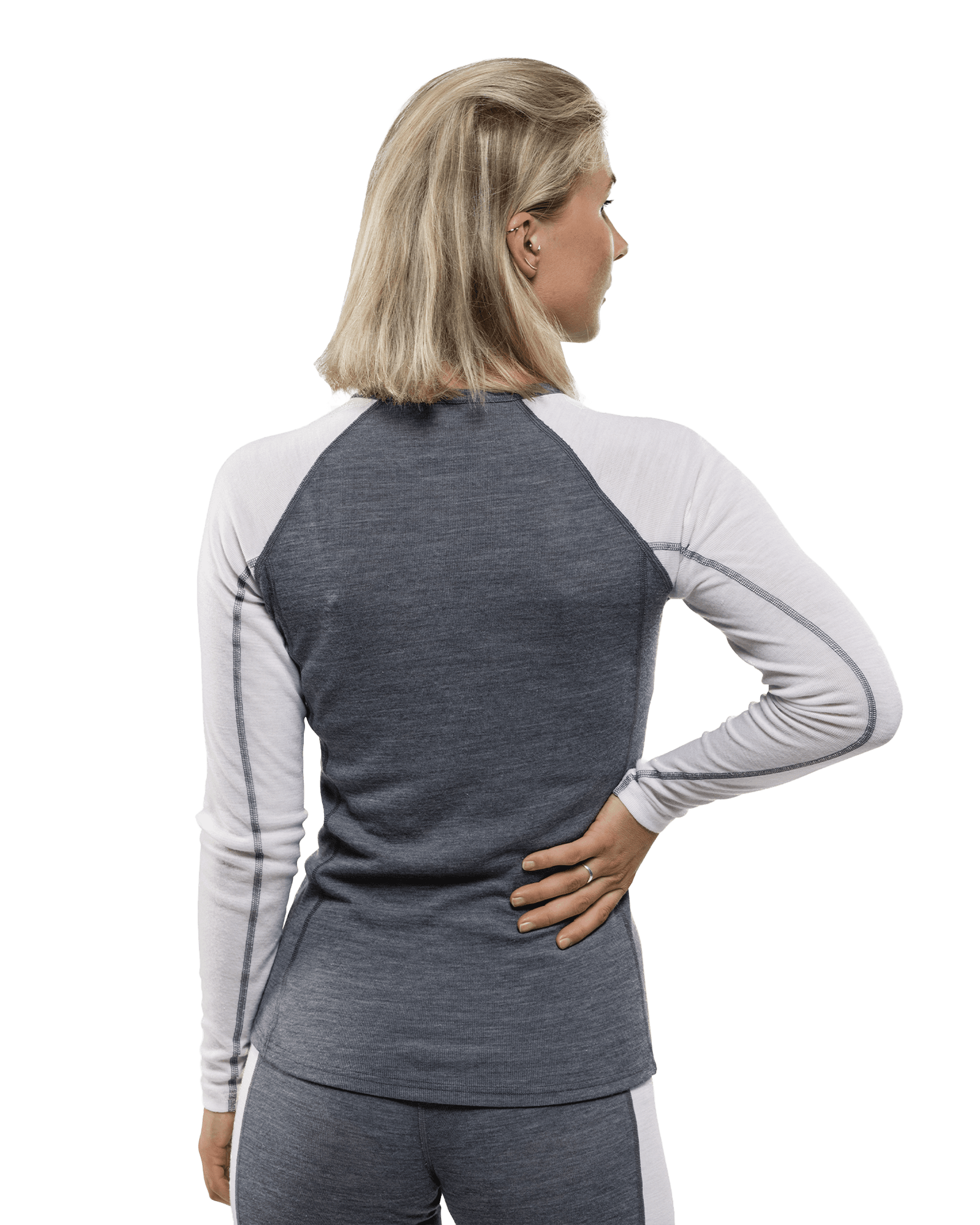 Bright White/Grey Melange