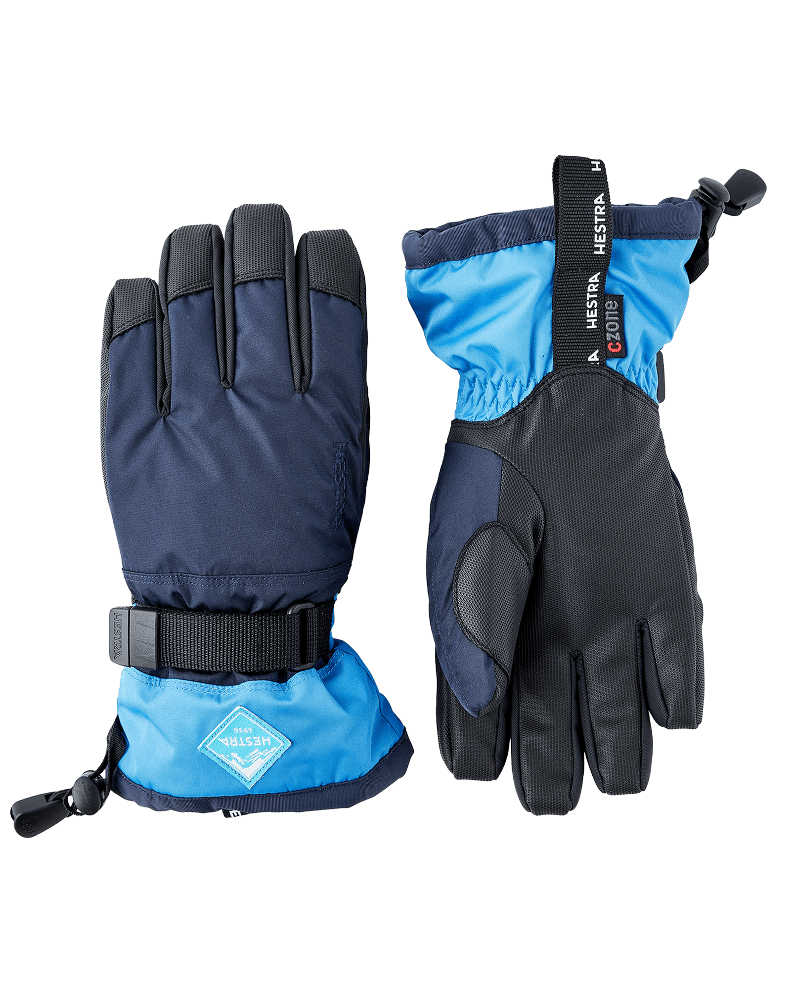 Gauntlet Czone JR - 5 Finger Dark navy/Sky blue