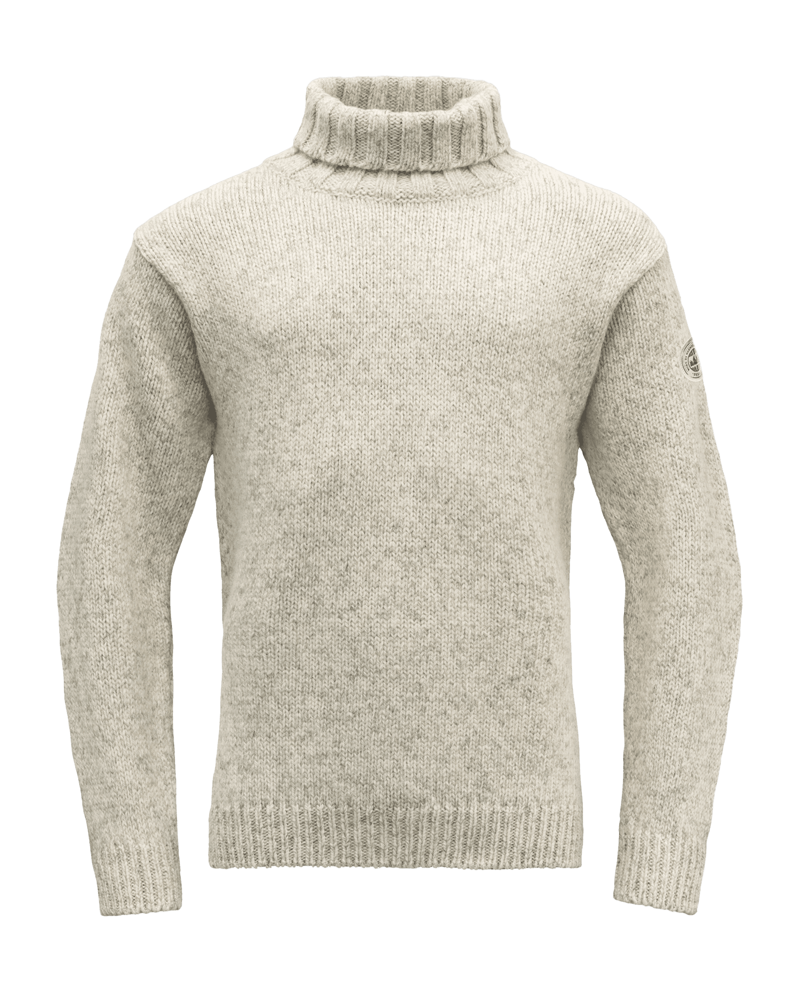 Nansen Wool High Neck Grey Melange