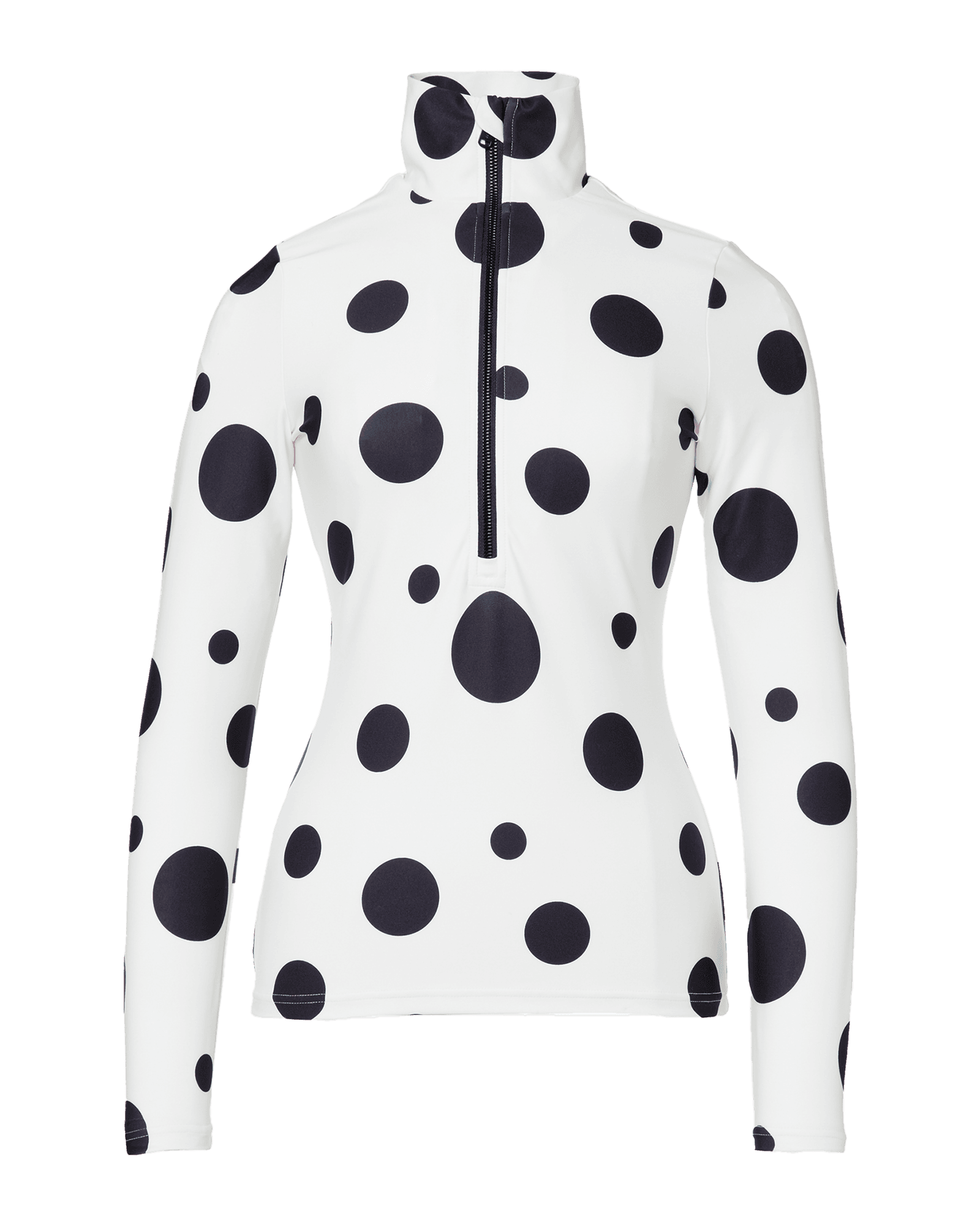 Dottie Ski Pully W Dot Cream