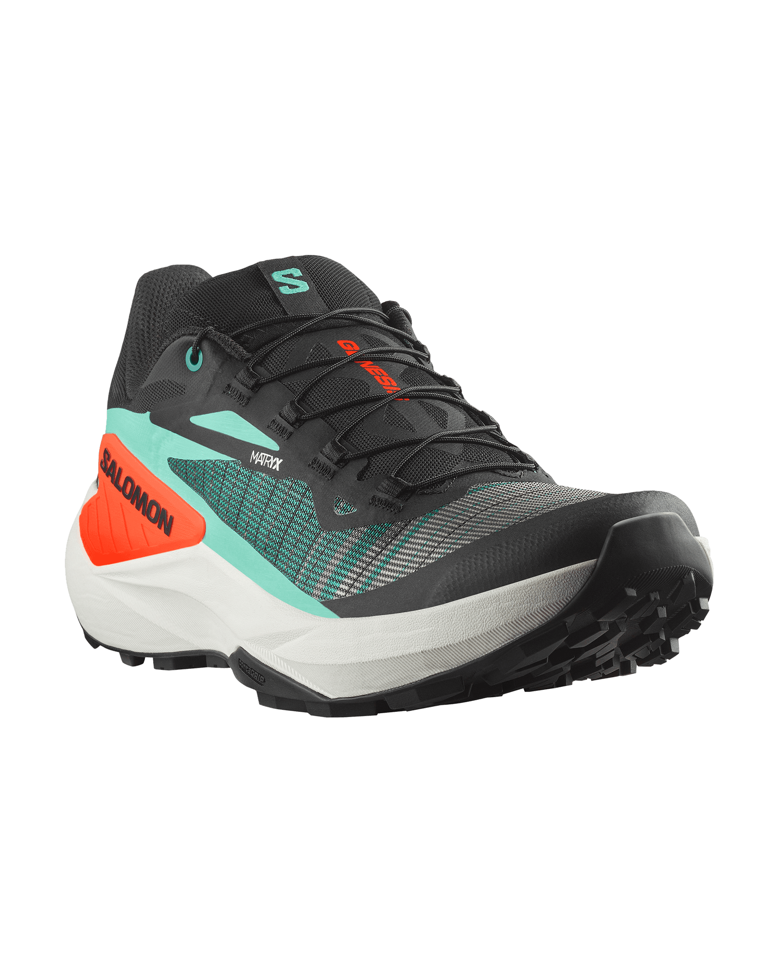 Black/Electric Green/Cherry Tomato