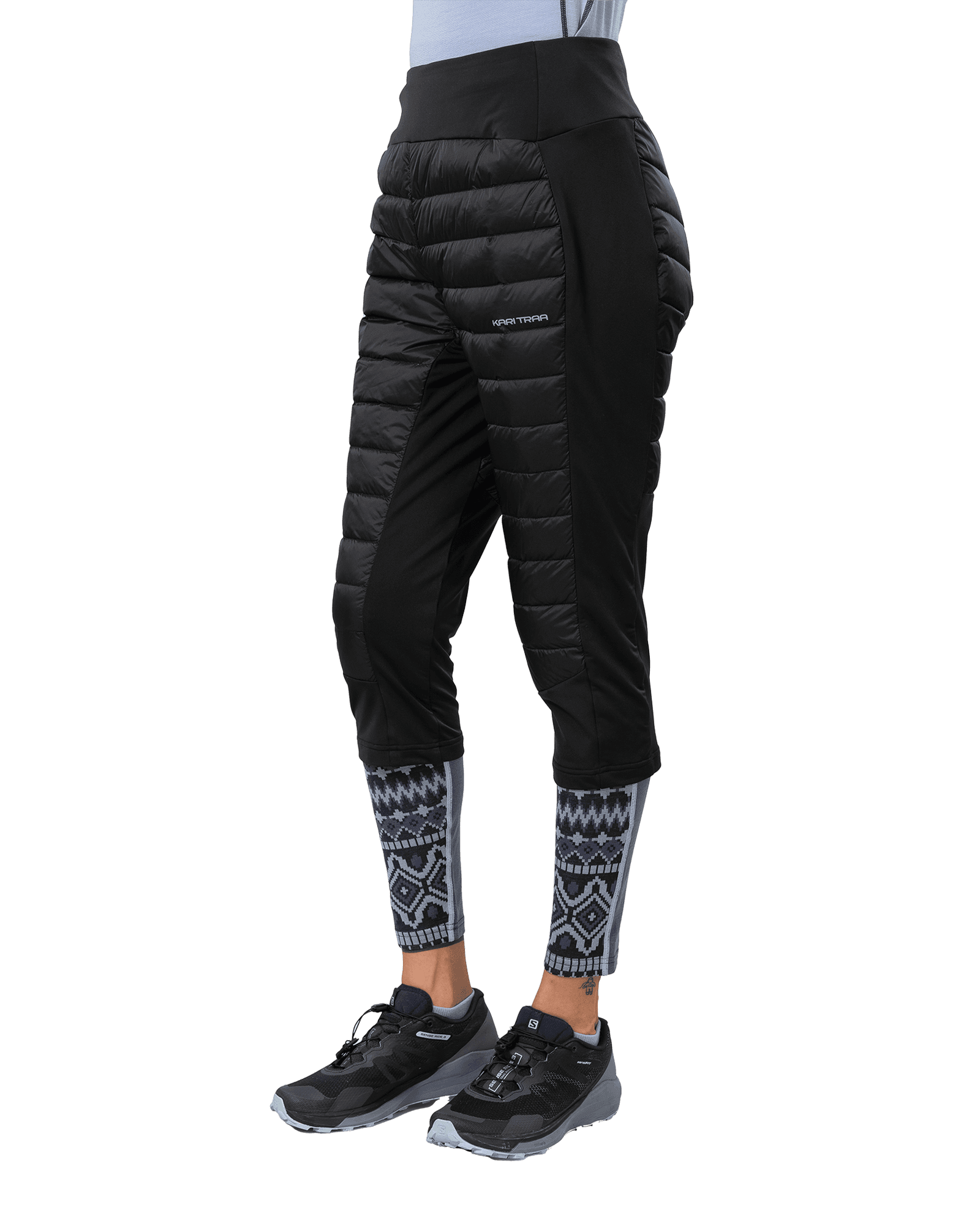 Emilie High Waist Capri W Black