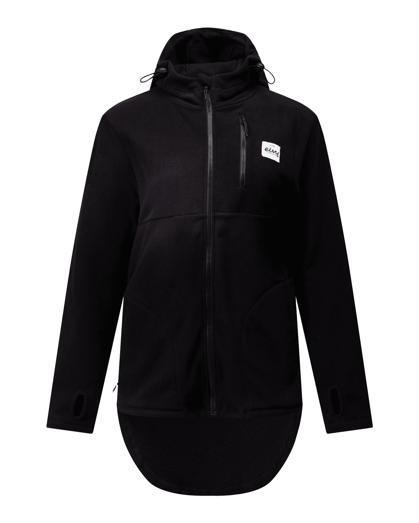 Techlight Ziphood Fleece W Black