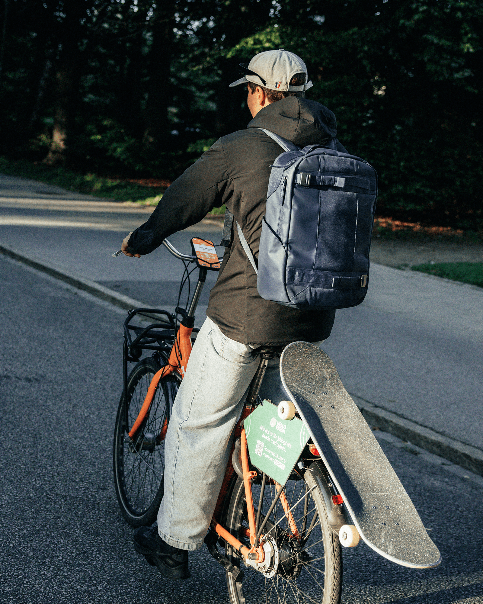 Skateboarding Daypack 20L Blue Hour