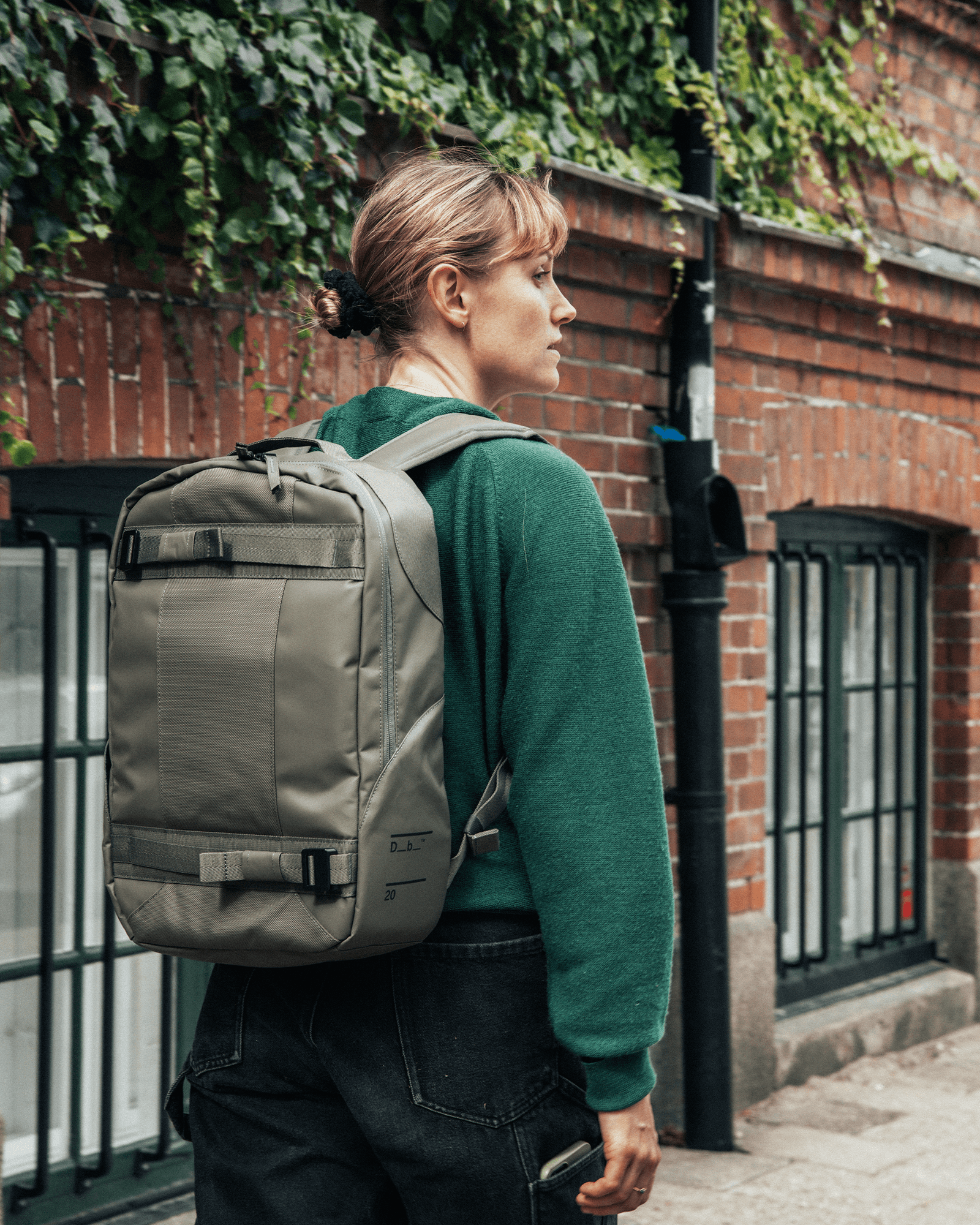 Skateboarding Daypack 20L Moss Green