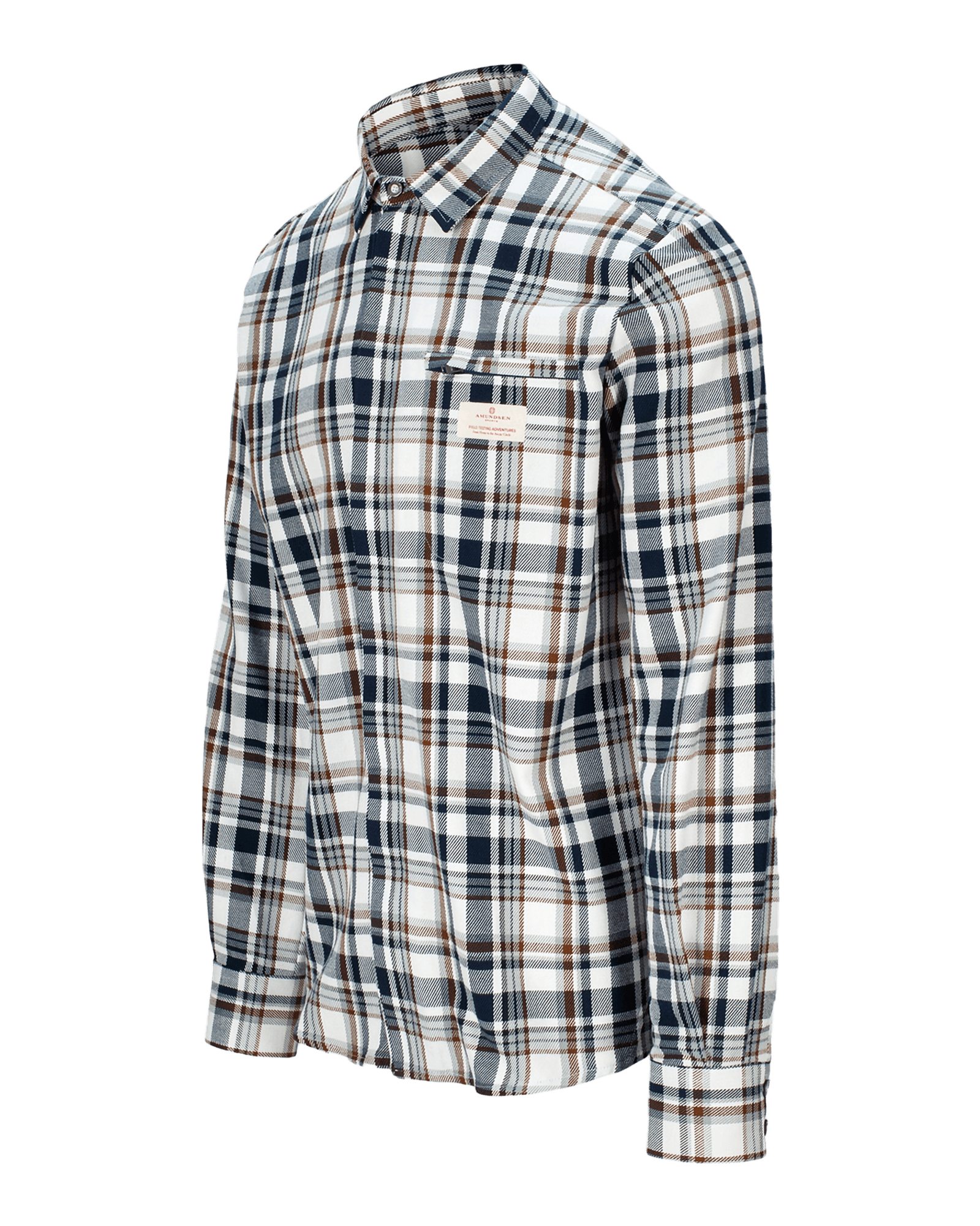 Chequered Navy/Tan