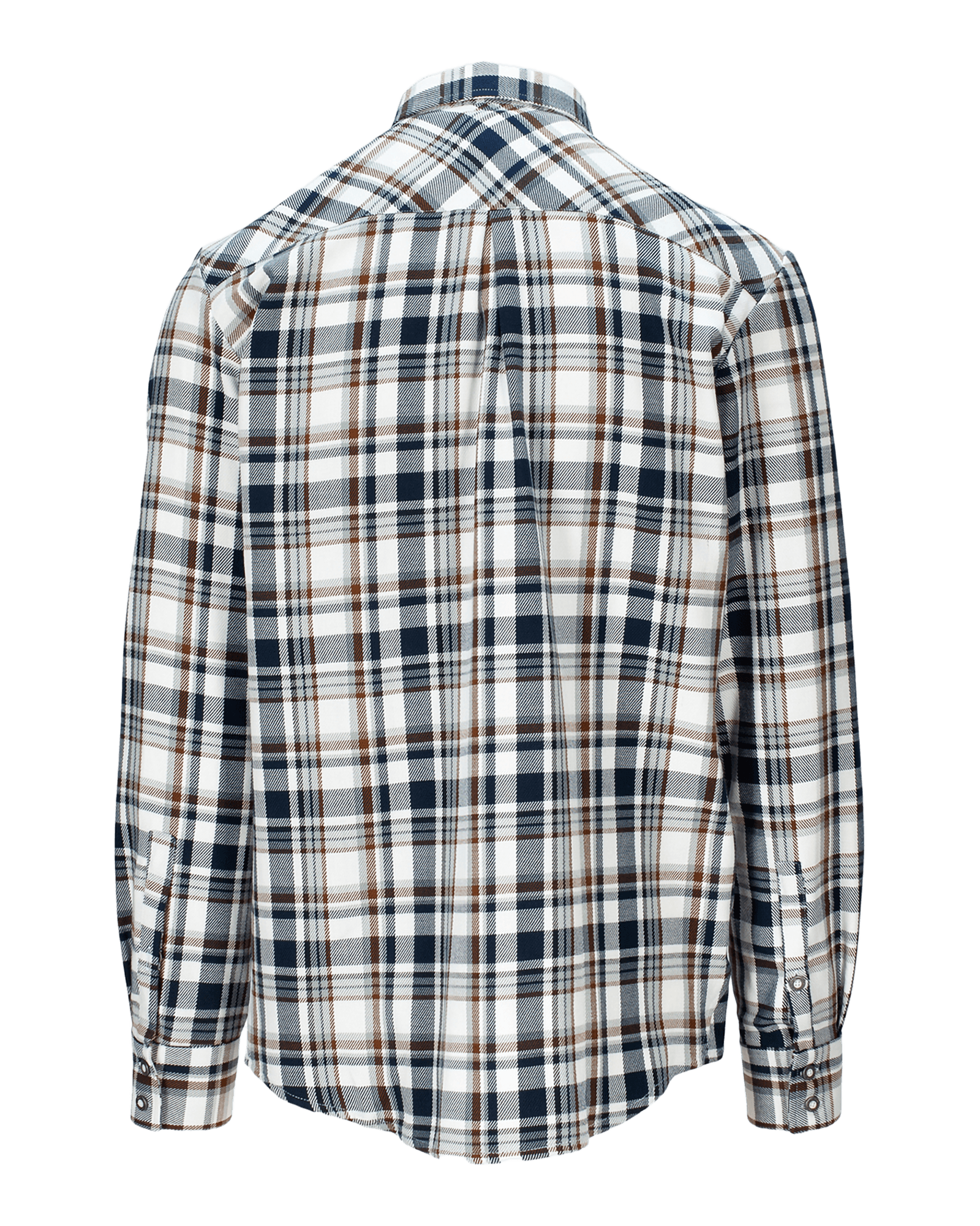 Chequered Navy/Tan