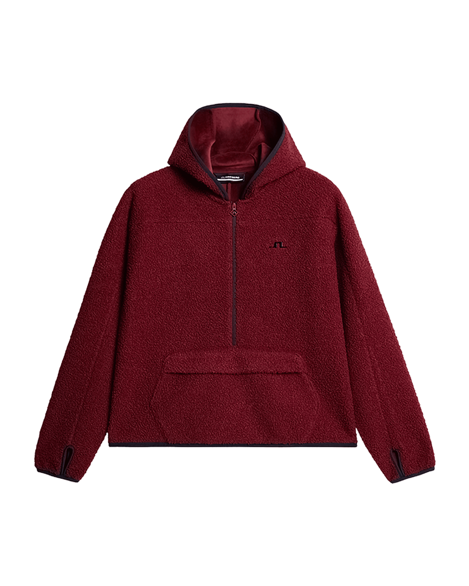 Delise Pile Hoodie W Cabernet