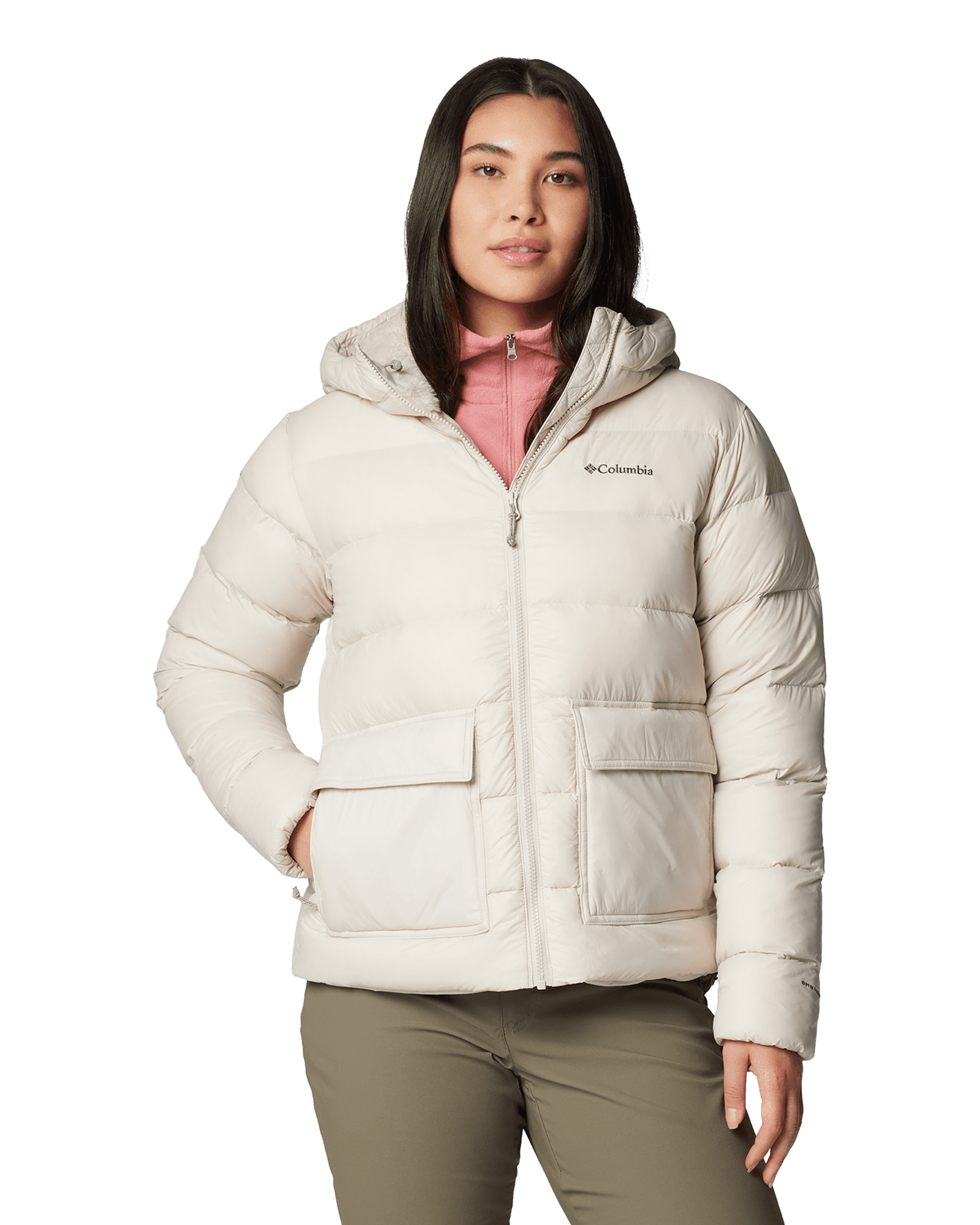 Harmony Falls™ Hooded Down Jacket W Dark Stone